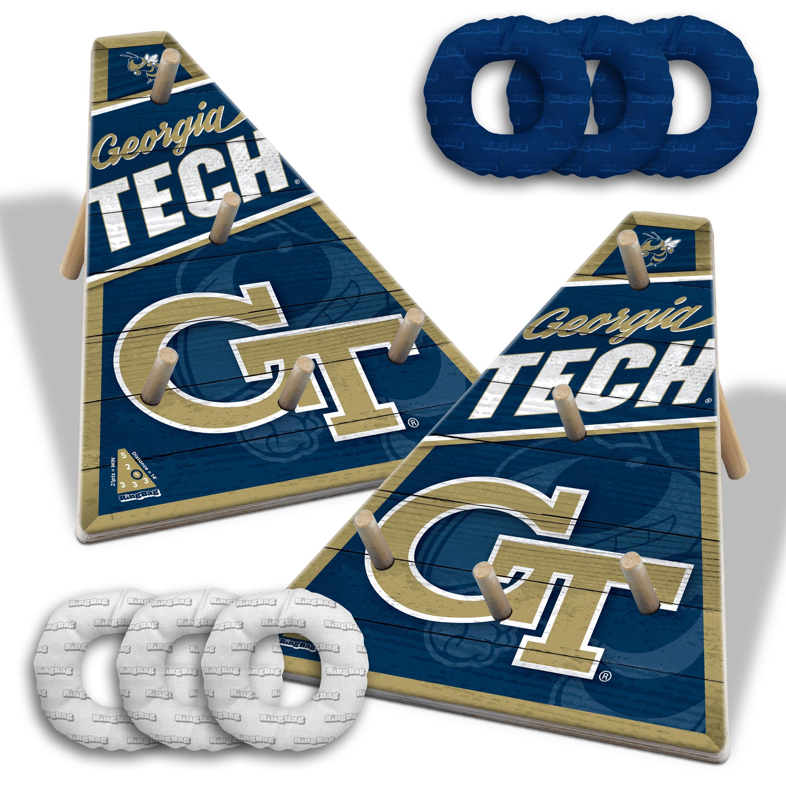 YouTheFan NCAA Georgia Tech Yellow Jackets RingBag - Sports Collectibles, Sports Memorabilia, Sports Fan Shop, Sports Gifts