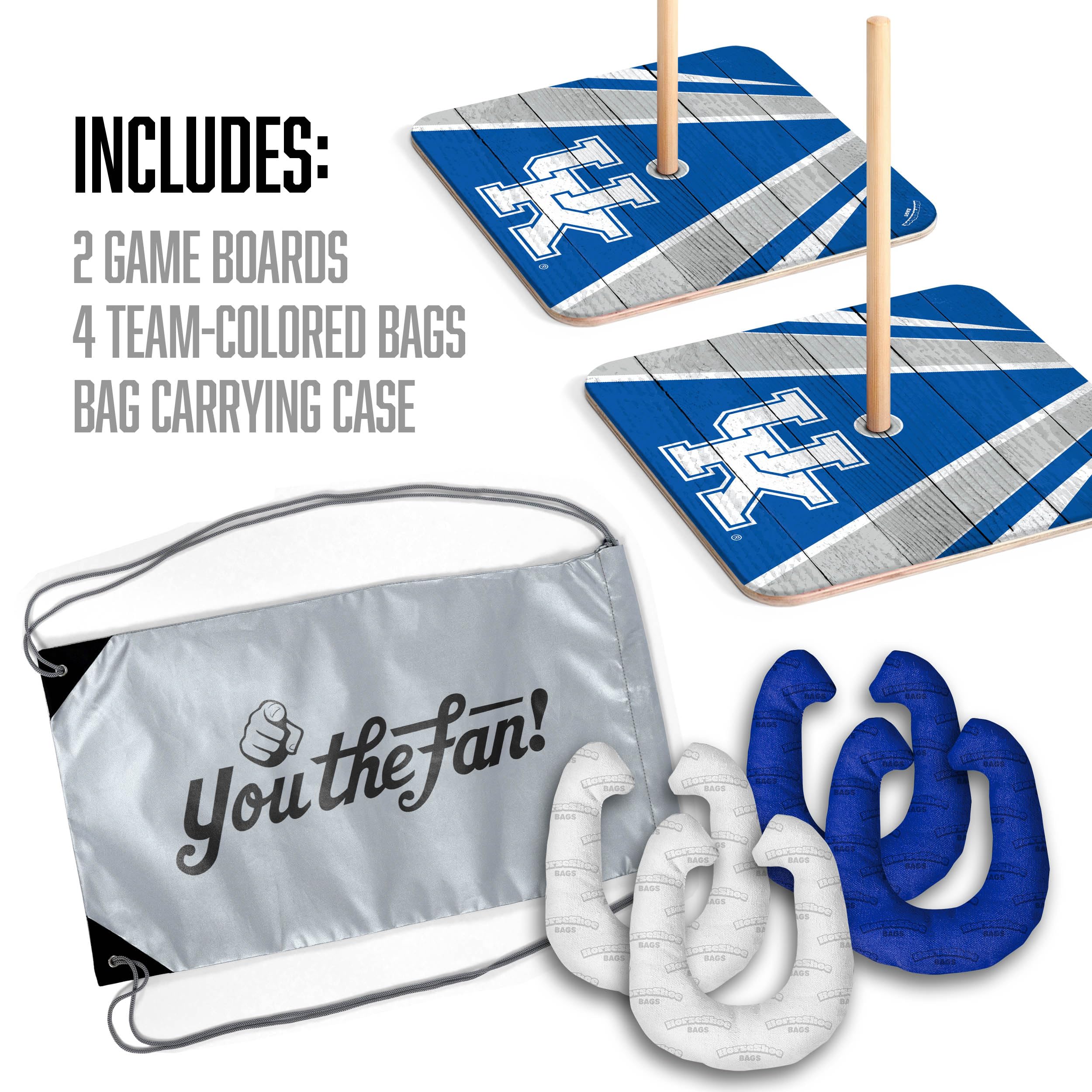 YouTheFan NCAA Kentucky Wildcats Horseshoe Bags - Sports Collectibles, Sports Memorabilia, Sports Fan Shop, Sports Gifts