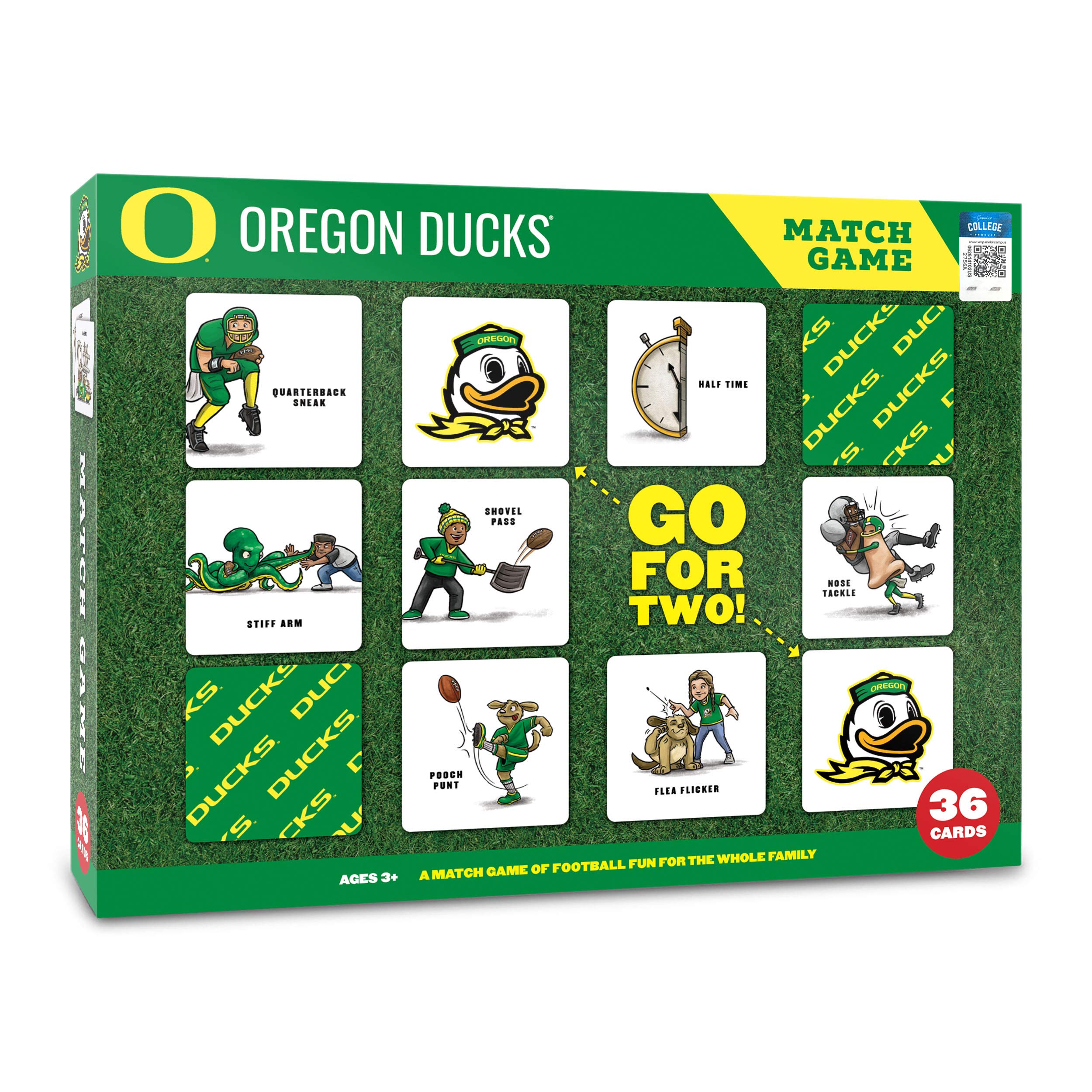 YouTheFan NCAA Oregon Ducks Memory Match Game - Sports Collectibles, Sports Memorabilia, Sports Fan Shop, Sports Gifts