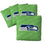 YouTheFan NFL Seattle Seahawks Cornhole Bags - 4PK - Green - Sports Collectibles, Sports Memorabilia, Sports Fan Shop, Sports Gifts