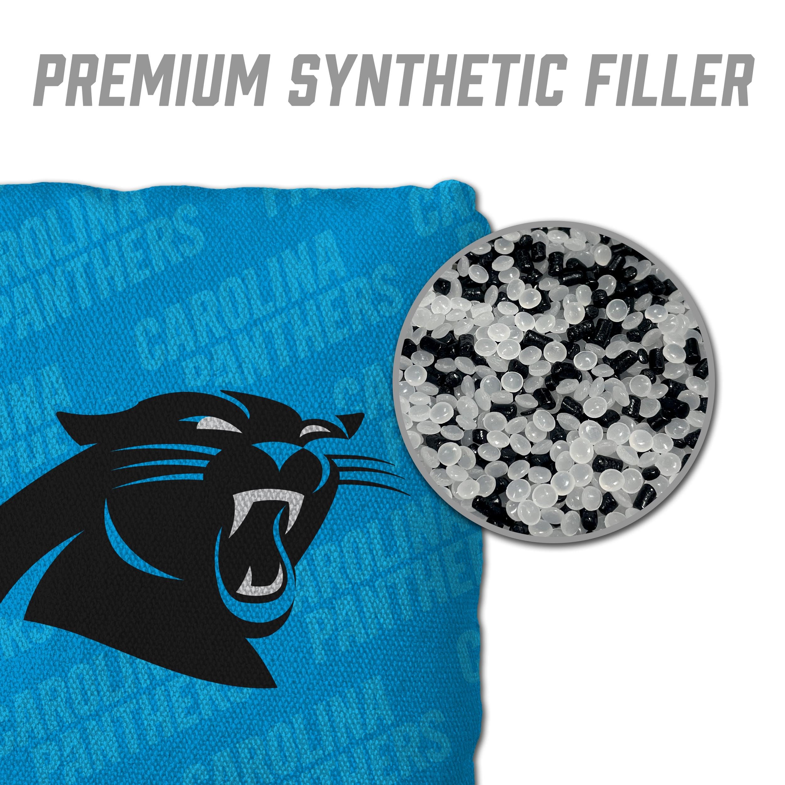 YouTheFan NFL Carolina Panthers Cornhole Bags - 4PK - Blue - Sports Collectibles, Sports Memorabilia, Sports Fan Shop, Sports Gifts