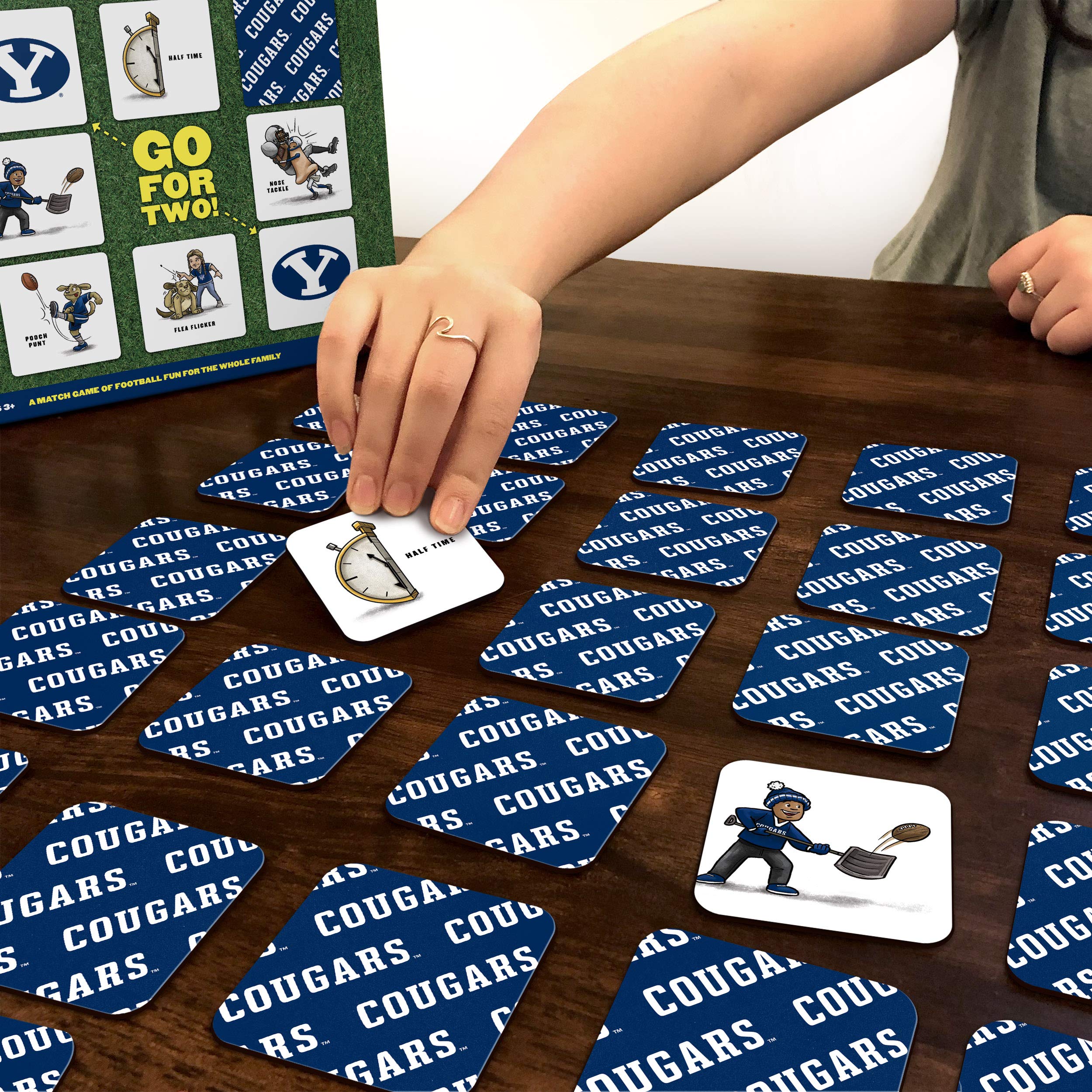 YouTheFan NCAA BYU Cougars Licensed Memory Match Game - Sports Collectibles, Sports Memorabilia, Sports Fan Shop, Sports Gifts
