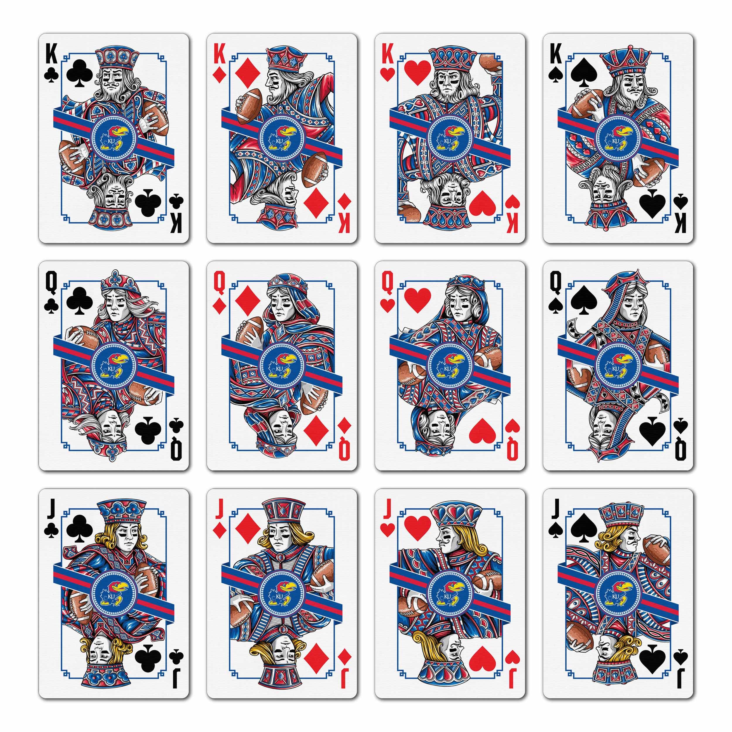 YouTheFan NCAA Kansas Jayhawks Classic Series Playing Cards - Sports Collectibles, Sports Memorabilia, Sports Fan Shop, Sports Gifts