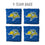 YouTheFan NCAA South Dakota State Jackrabbits Cornhole Bags - 4PK - Blue - Sports Gifts, Sports Memorabilia, Sports Collectibles, Fan Shop