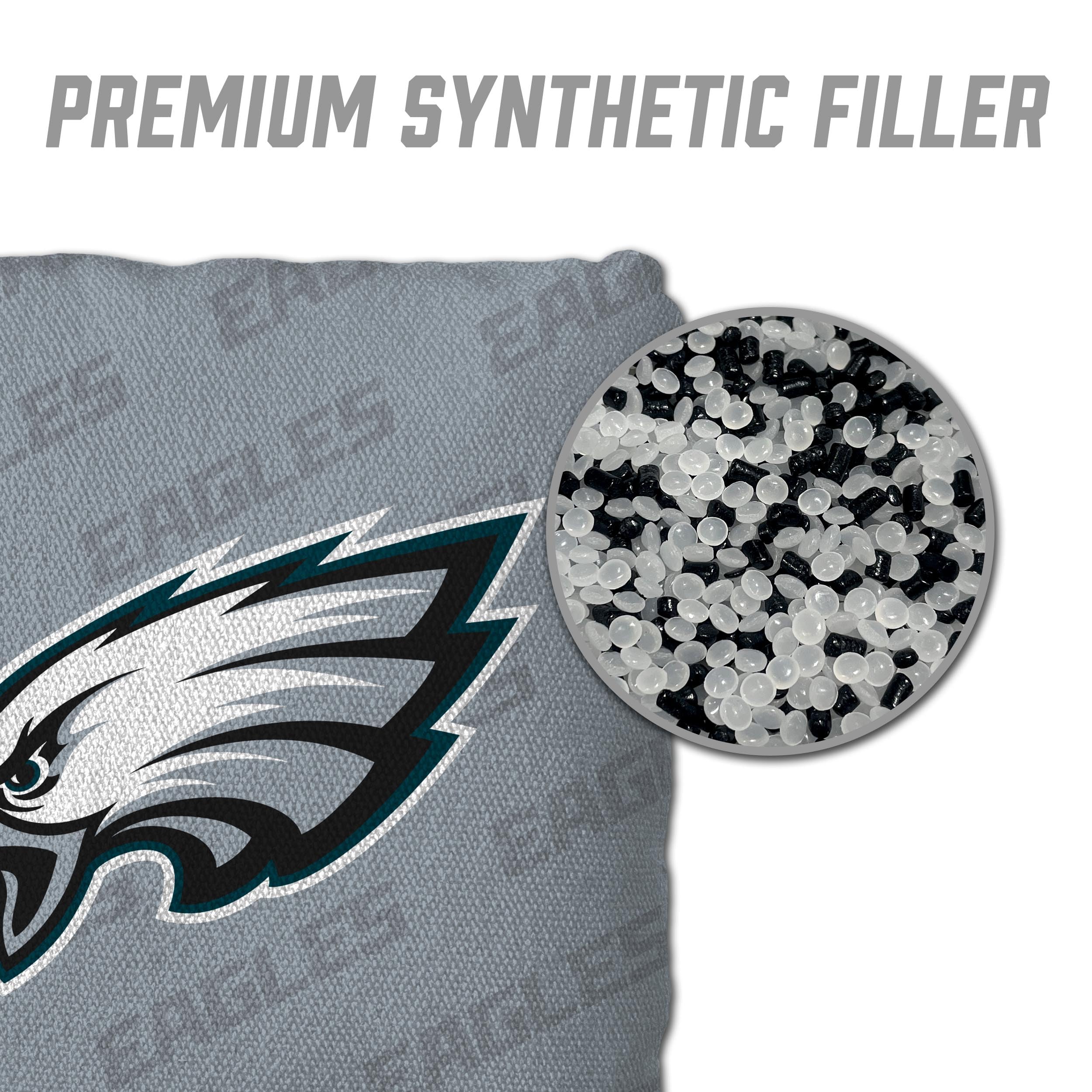 YouTheFan NFL Philadelphia Eagles Cornhole Bags - 4PK - Grey - Sports Collectibles, Sports Memorabilia, Sports Fan Shop, Sports Gifts