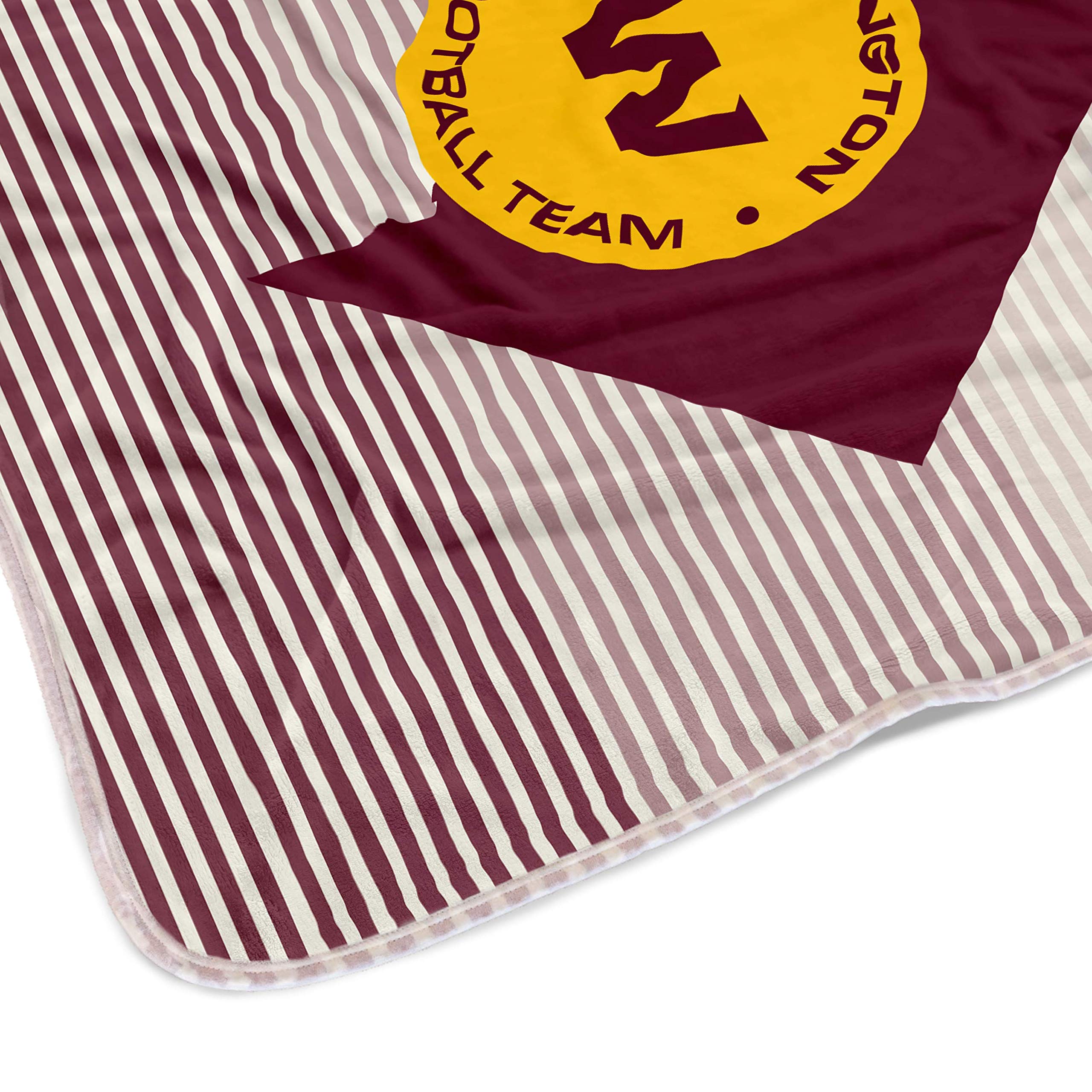 Pegasus Sports NFL Ultra Fleece State Stripe Blanket- Washington Football Team, Team Color, 60x70 - Sports Gifts, Sports Memorabilia, Sports Collectibles, Fan Shop