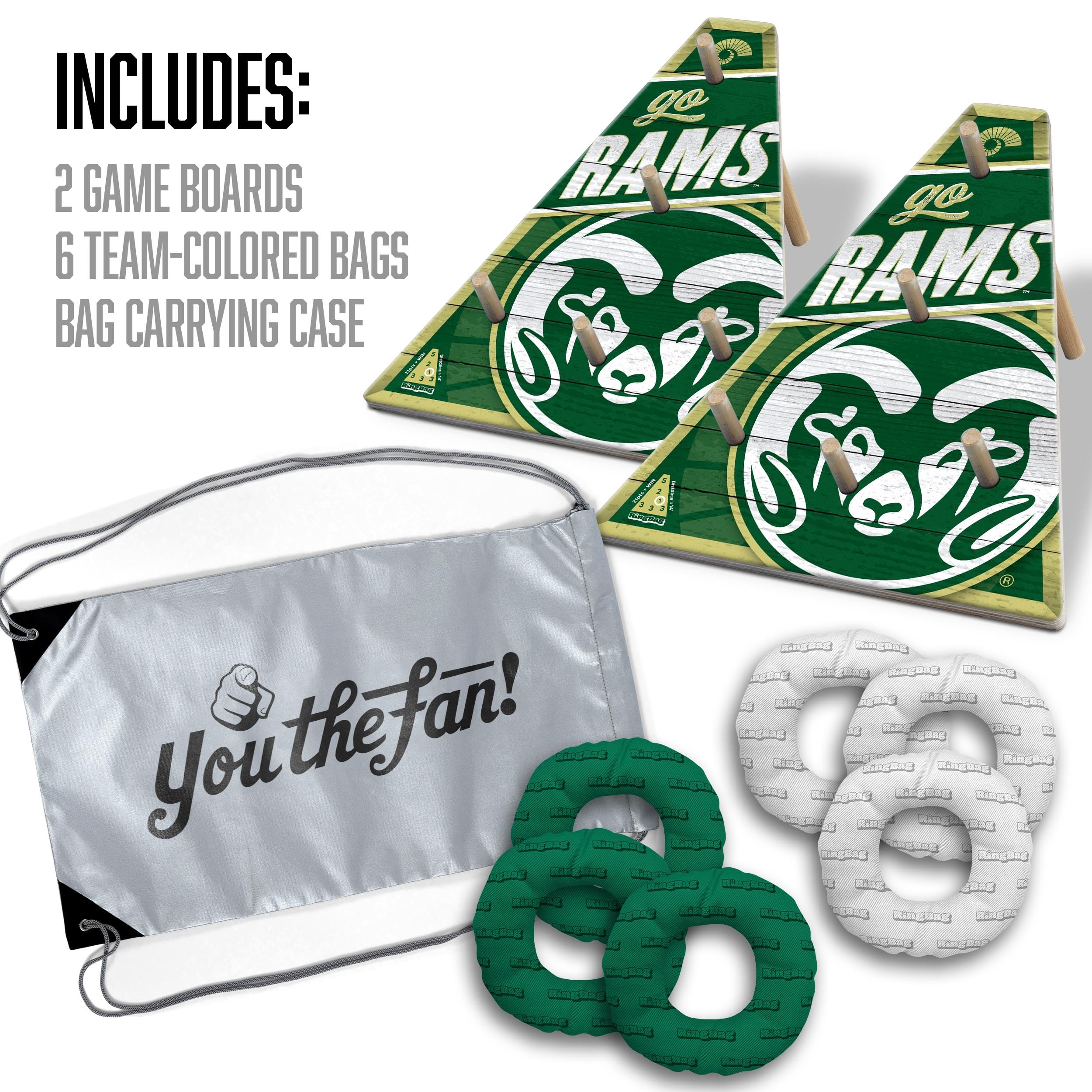YouTheFan NCAA Colorado State Rams RingBag - Sports Collectibles, Sports Memorabilia, Sports Fan Shop, Sports Gifts