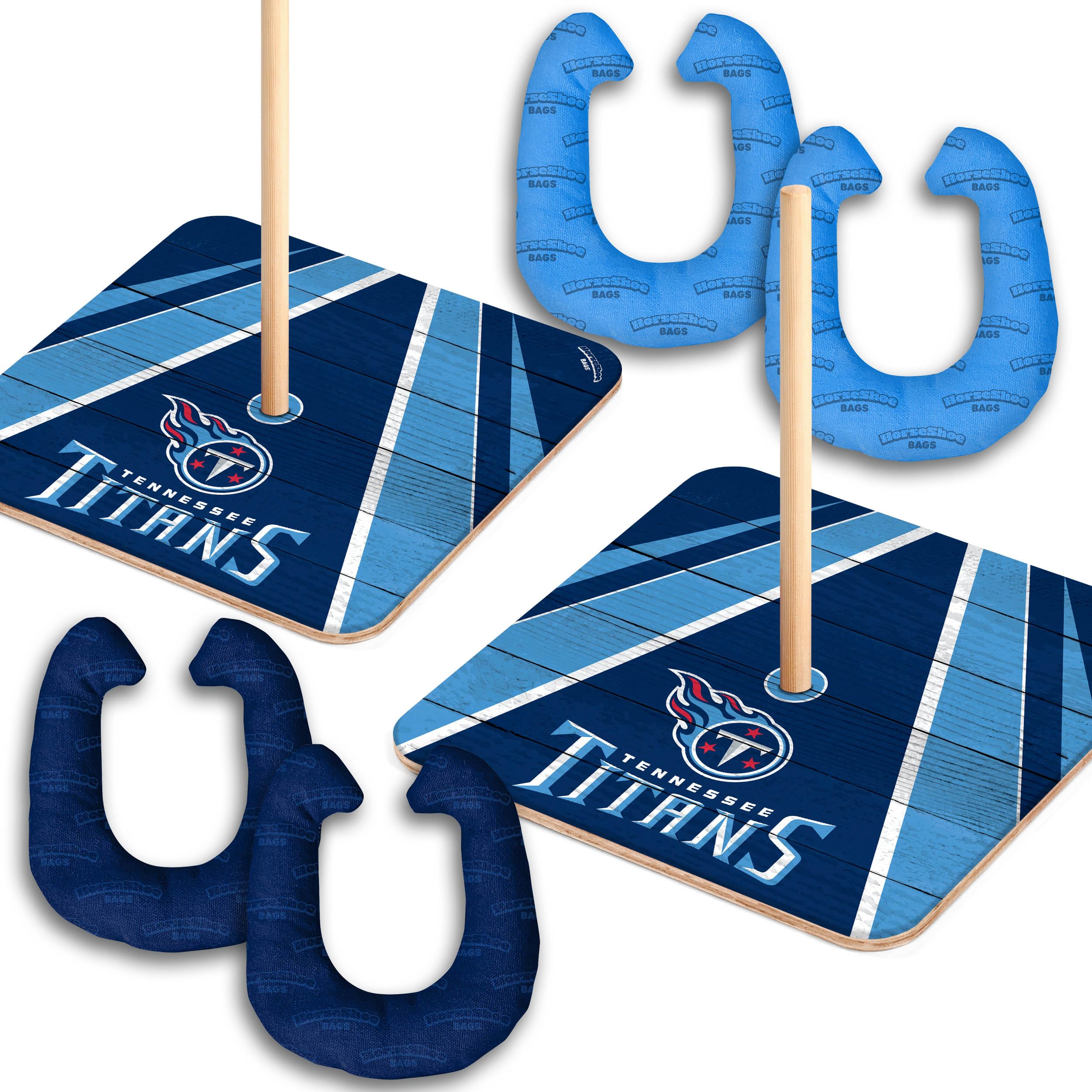 YouTheFan NFL Tennessee Titans Horseshoe Bags Game - Sports Collectibles, Sports Memorabilia, Sports Fan Shop, Sports Gifts