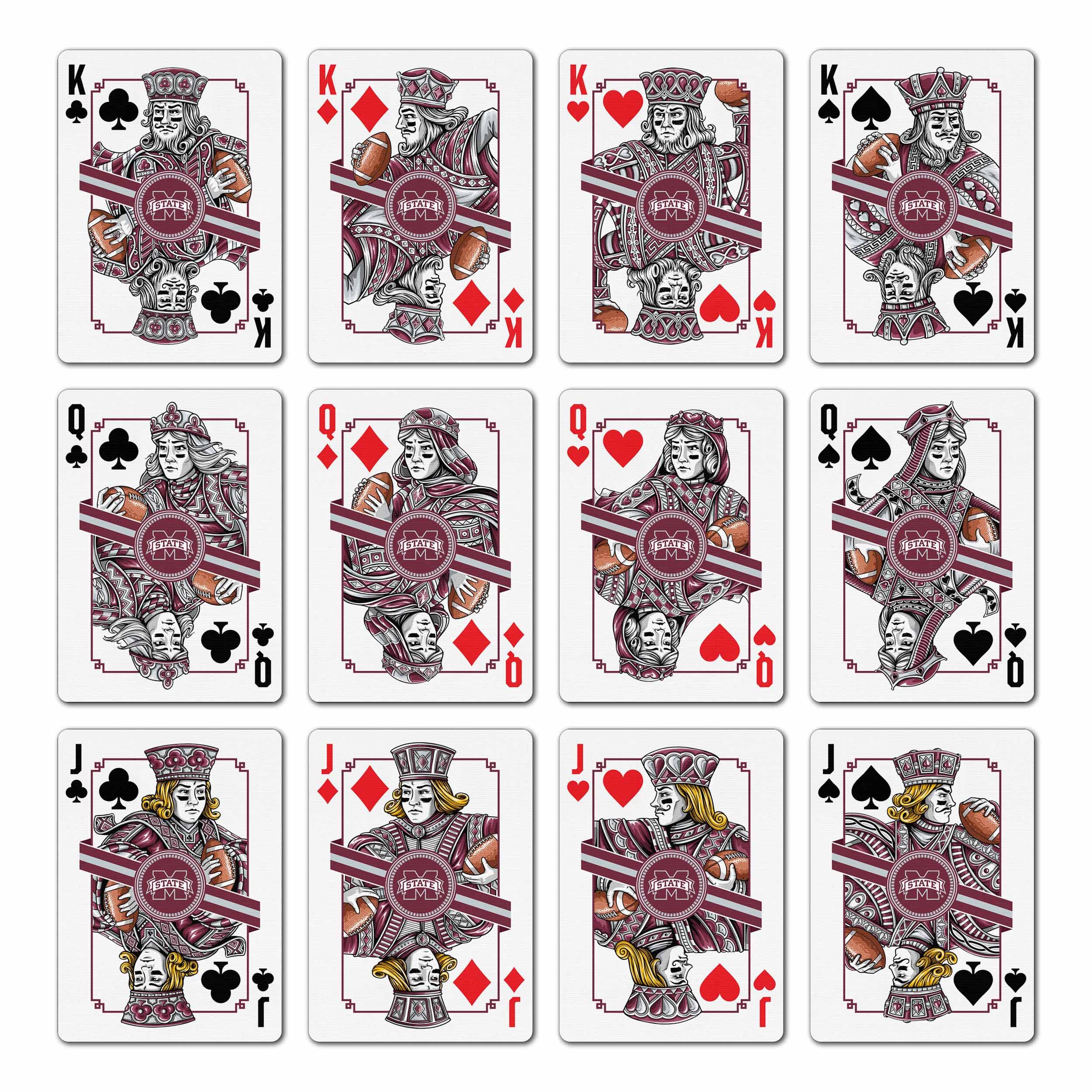 YouTheFan NCAA Mississippi State Bulldogs Classic Series Playing Cards - Sports Collectibles, Sports Memorabilia, Sports Fan Shop, Sports Gifts