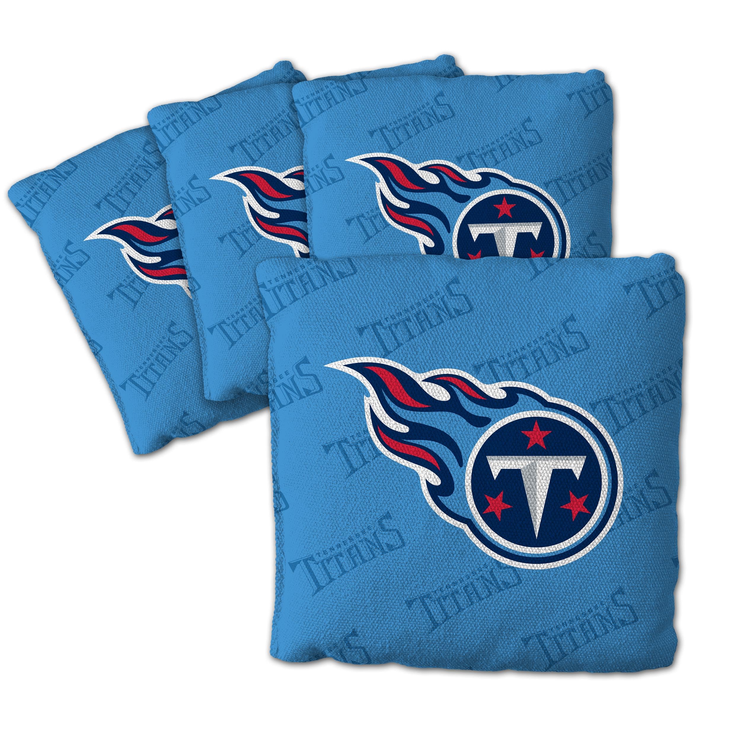 YouTheFan NFL Tennessee Titans Cornhole Bags - 4PK - Blue - Sports Collectibles, Sports Memorabilia, Sports Fan Shop, Sports Gifts
