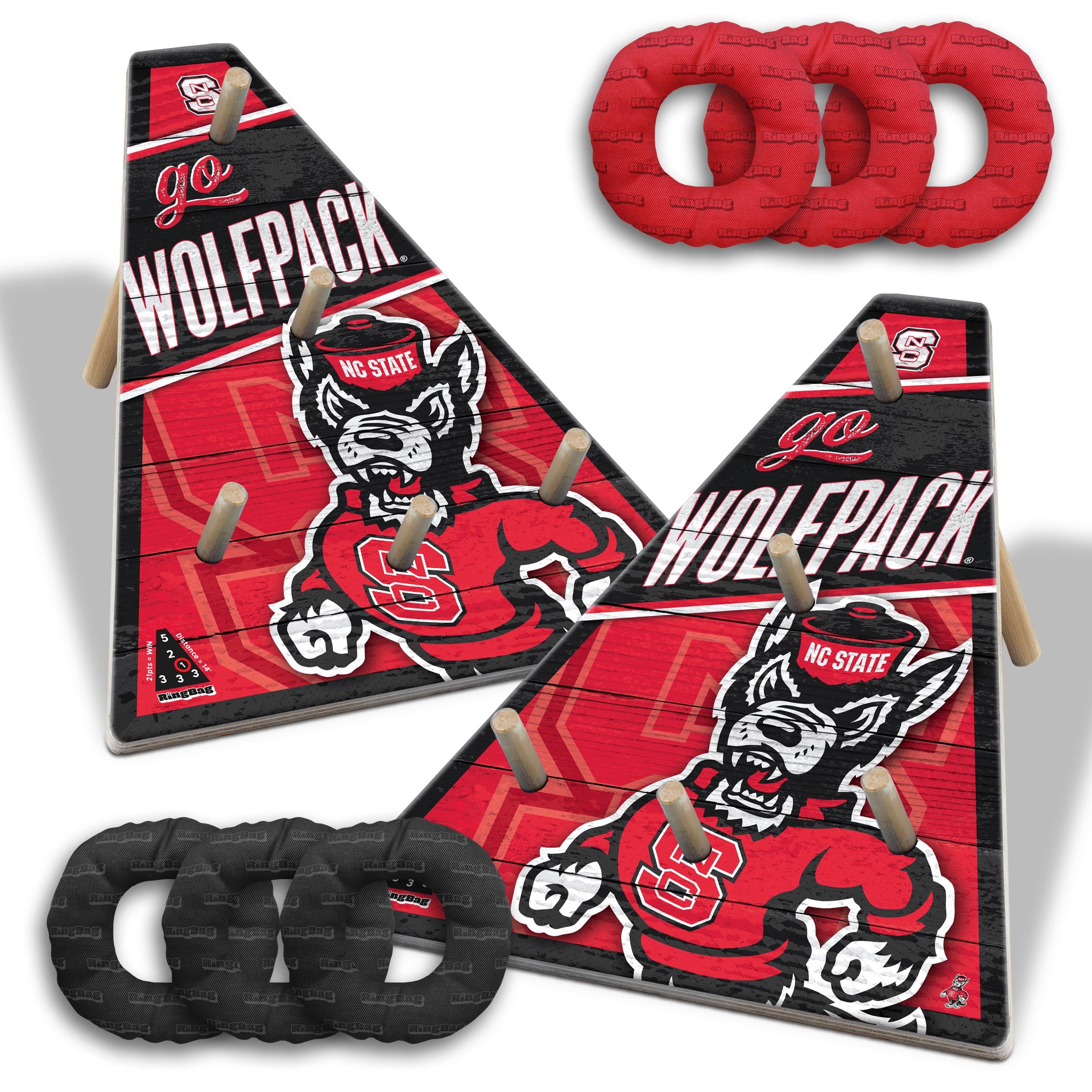 YouTheFan NCAA NC State Wolfpack RingBag - Sports Collectibles, Sports Memorabilia, Sports Fan Shop, Sports Gifts