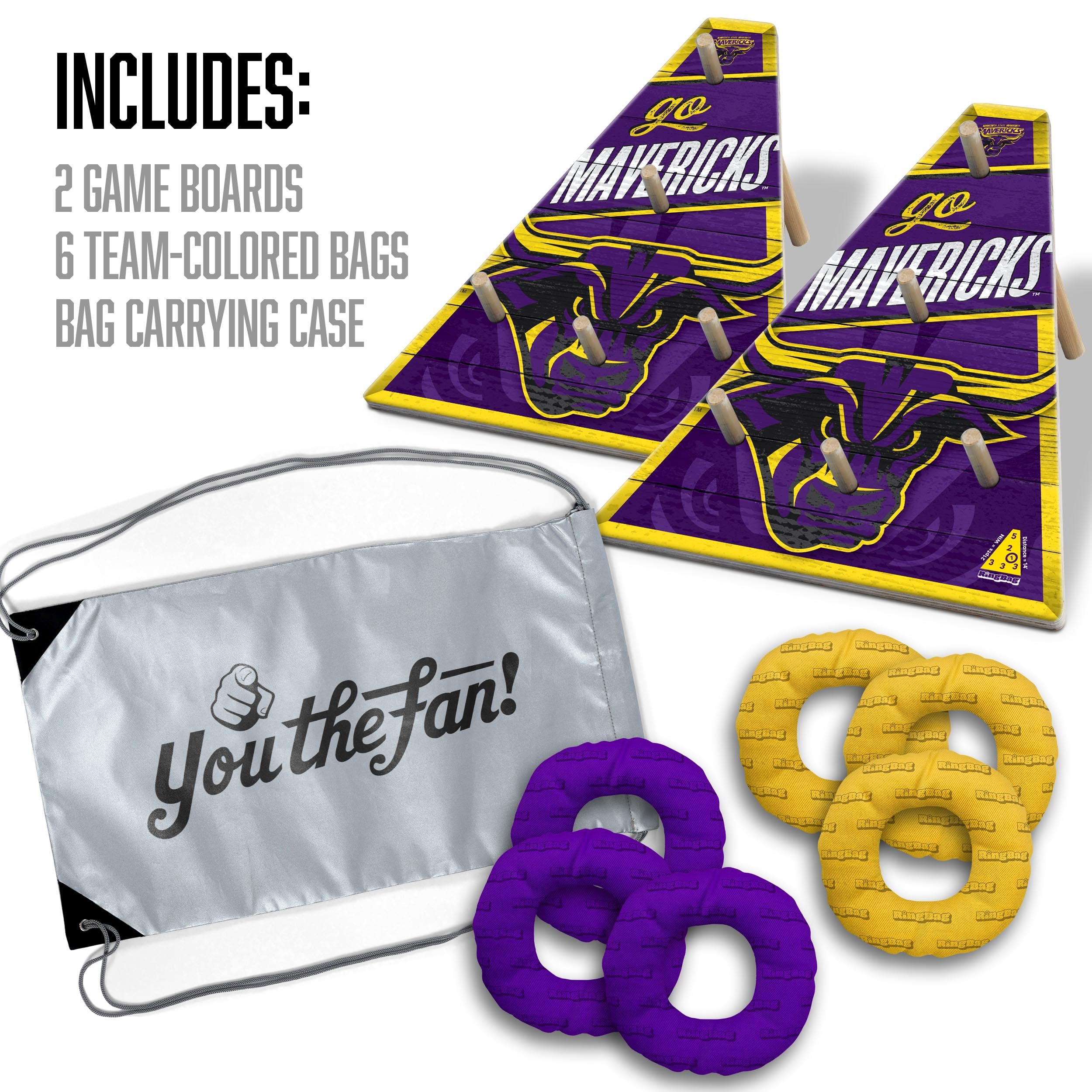 YouTheFan NCAA Minnesota State Mavericks RingBag - Sports Collectibles, Sports Memorabilia, Sports Fan Shop, Sports Gifts