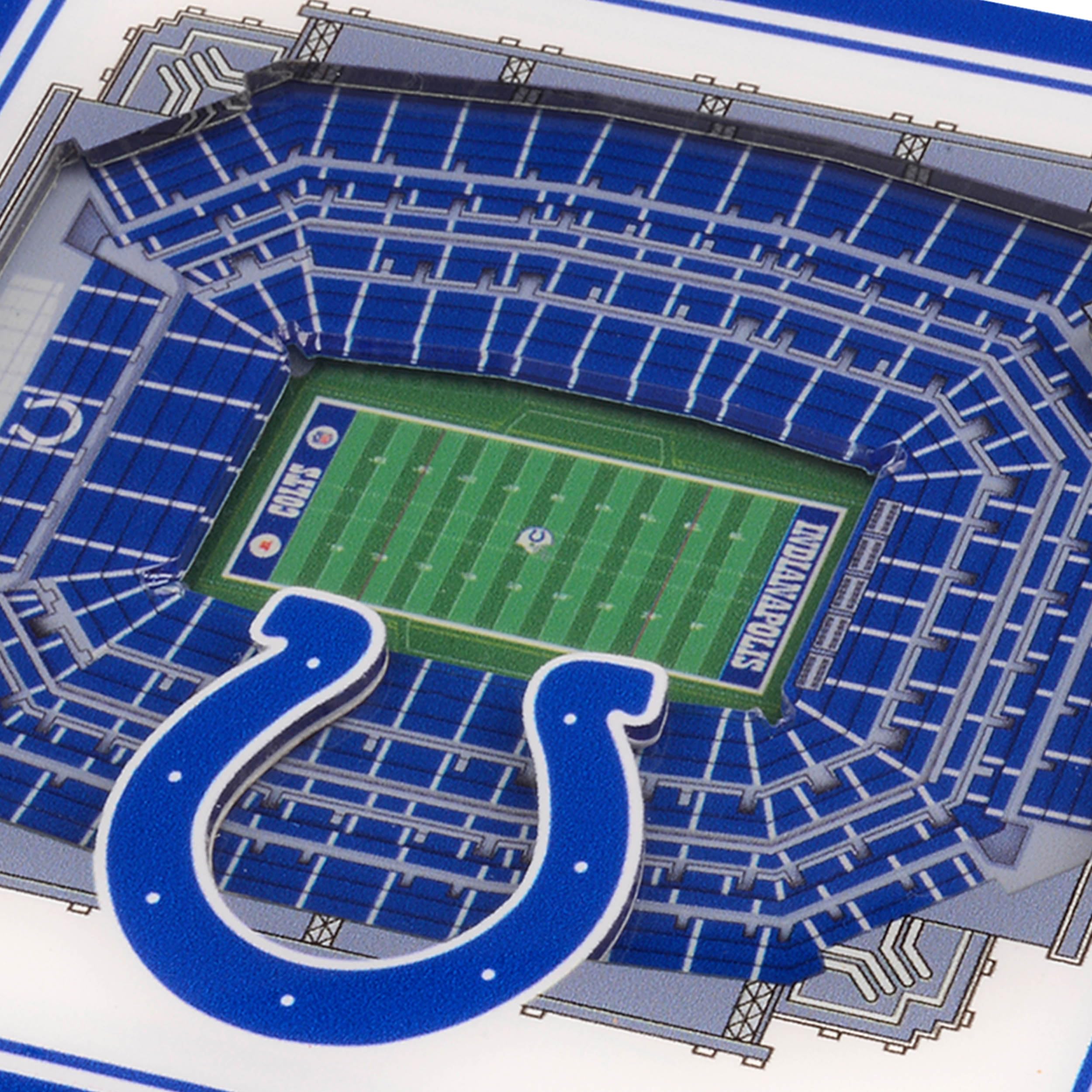 YouTheFan NFL Indianapolis Colts Licensed Fan Cribbage Wood Board Game - Sports Collectibles, Sports Memorabilia, Sports Fan Shop, Sports Gifts
