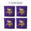 YouTheFan NFL Minnesota Vikings Cornhole Bags - 4PK - Purple - Sports Collectibles, Sports Memorabilia, Sports Fan Shop, Sports Gifts