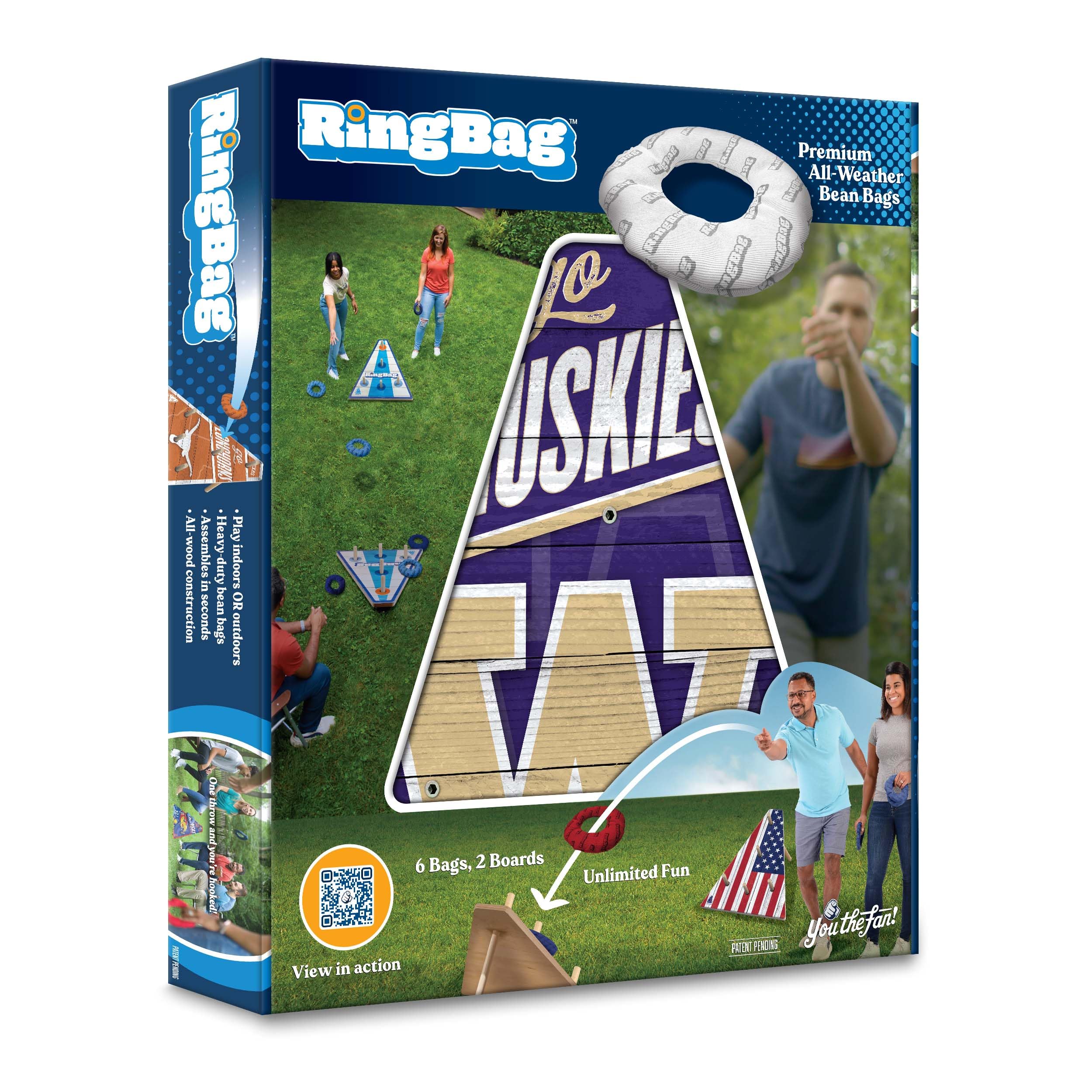 YouTheFan NCAA Washington Huskies RingBag - Sports Collectibles, Sports Memorabilia, Sports Fan Shop, Sports Gifts
