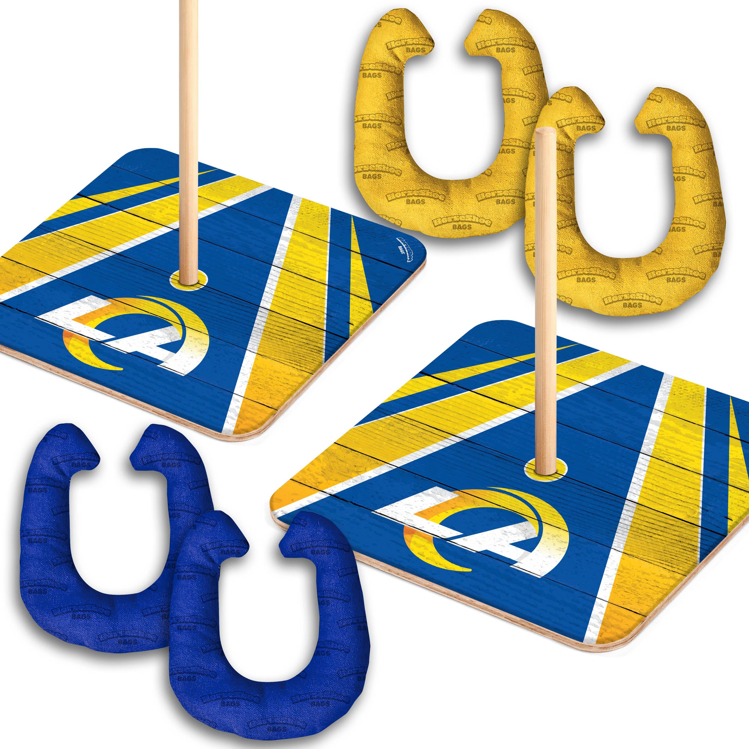 YouTheFan NFL Los Angeles Rams Horseshoe Bags Game - Sports Collectibles, Sports Memorabilia, Sports Fan Shop, Sports Gifts