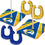 YouTheFan NFL Los Angeles Rams Horseshoe Bags Game - Sports Collectibles, Sports Memorabilia, Sports Fan Shop, Sports Gifts