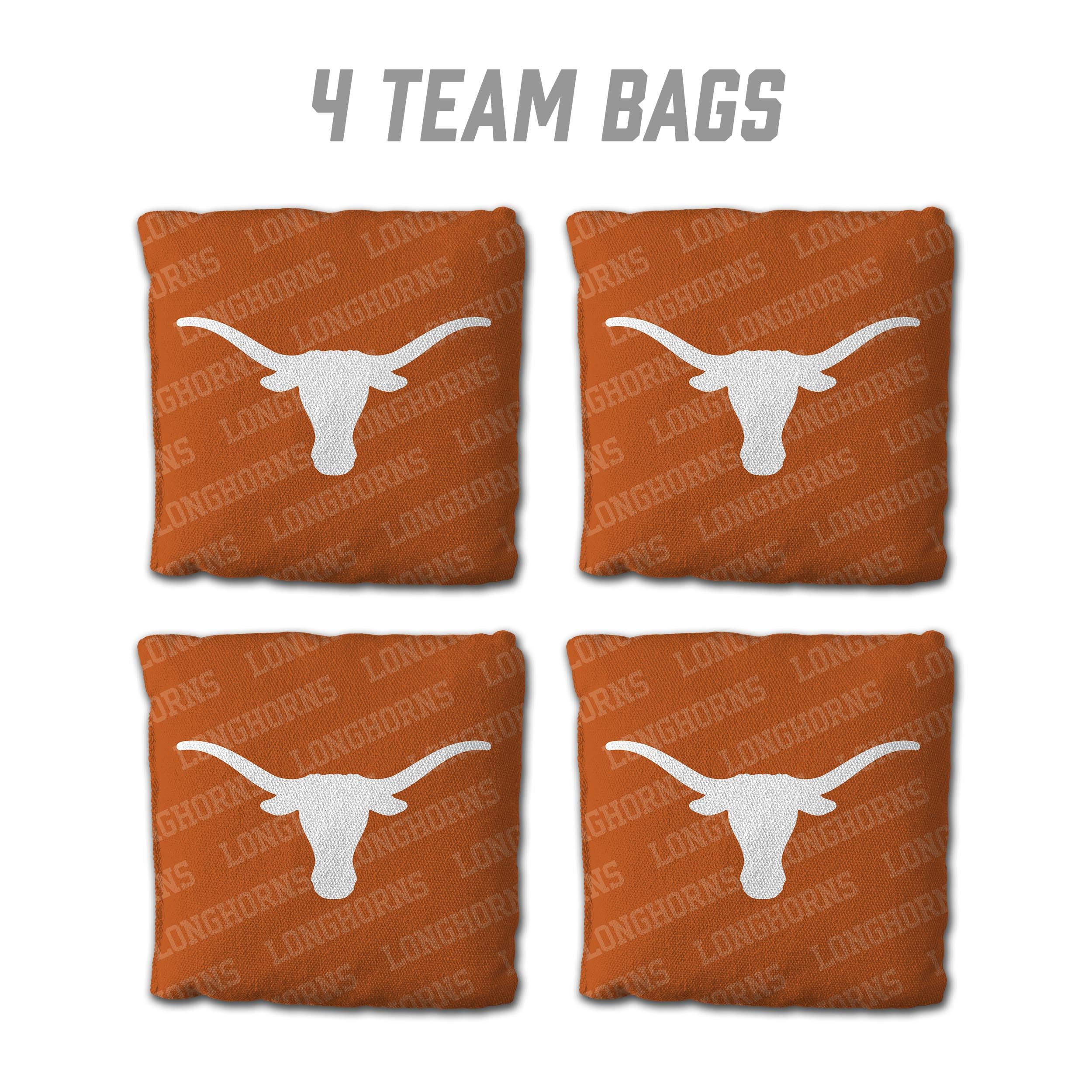 YouTheFan NCAA Texas Longhorns Cornhole Bags - 4PK - Orange - Sports Collectibles, Sports Memorabilia, Sports Fan Shop, Sports Gifts
