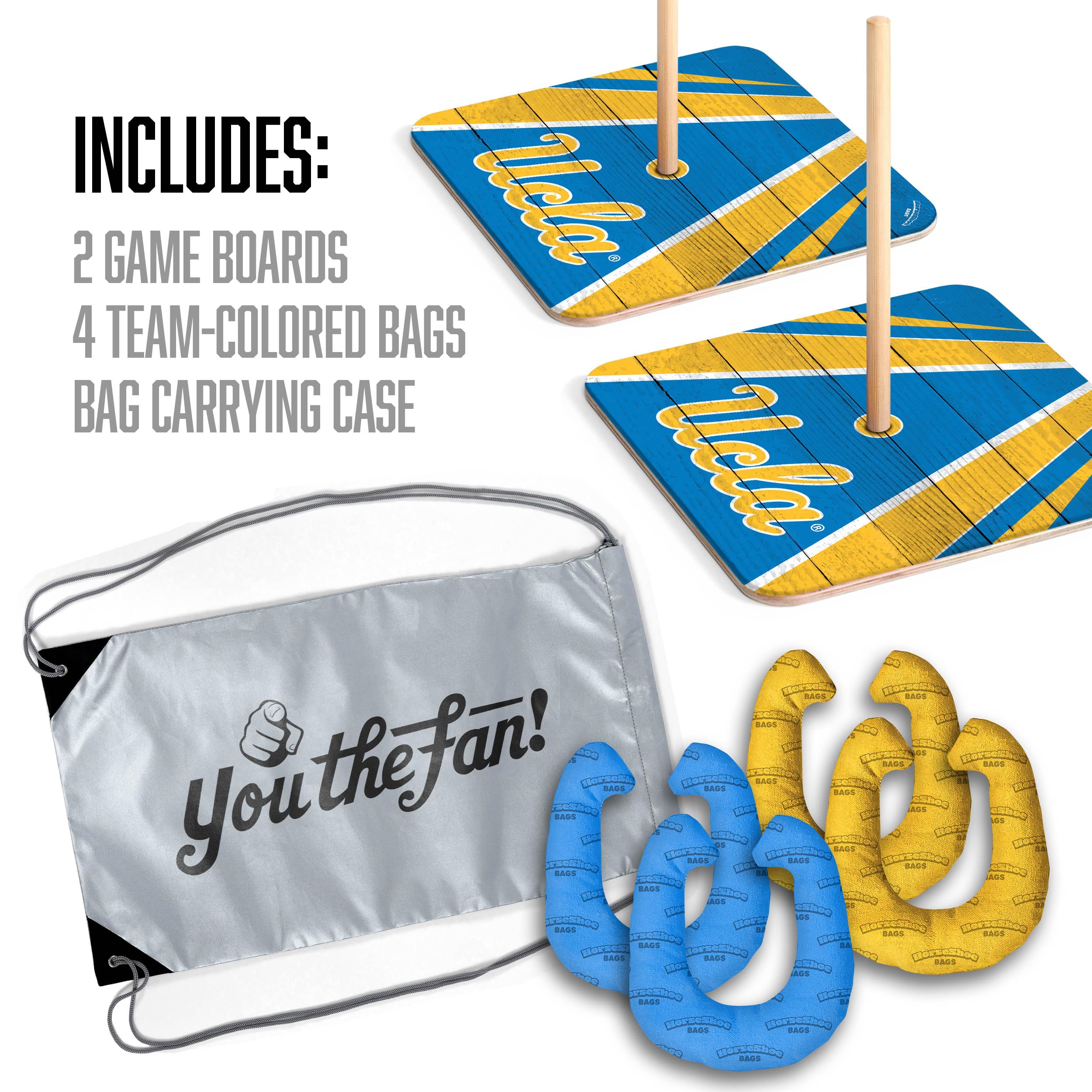 YouTheFan NCAA UCLA Bruins Horseshoe Bags - Sports Collectibles, Sports Memorabilia, Sports Fan Shop, Sports Gifts