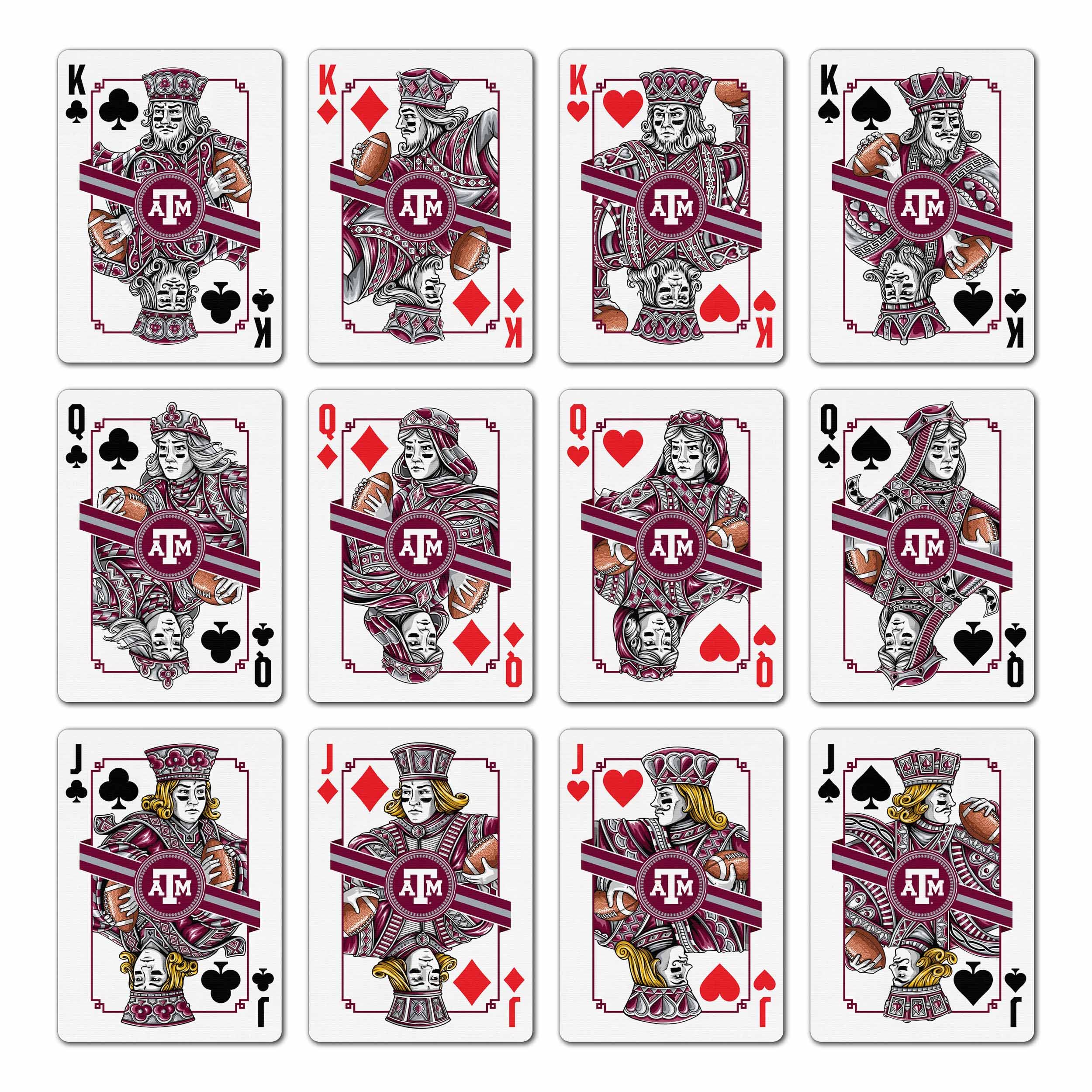 YouTheFan NCAA Texas A&M Aggies Classic Series Playing Cards - Sports Collectibles, Sports Memorabilia, Sports Fan Shop, Sports Gifts