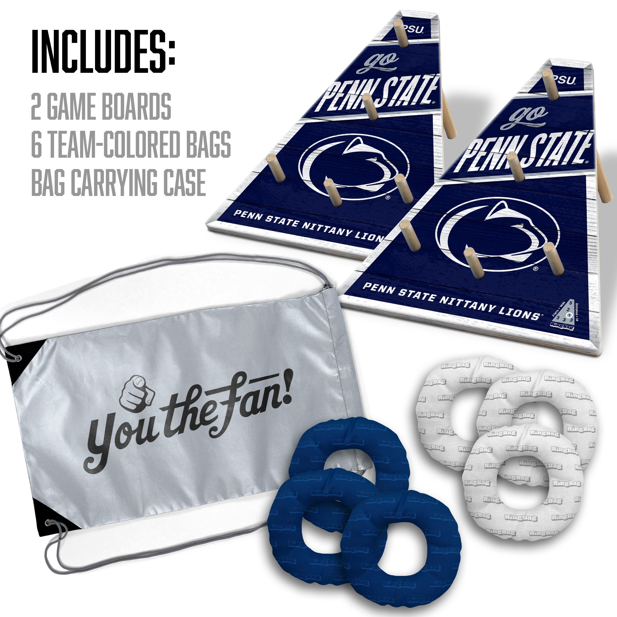 YouTheFan NCAA Penn State Nittany Lions RingBag - Sports Collectibles, Sports Memorabilia, Sports Fan Shop, Sports Gifts