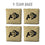 YouTheFan NCAA Colorado Buffaloes Cornhole Bags - 4PK - Gold - Sports Collectibles, Sports Memorabilia, Sports Fan Shop, Sports Gifts
