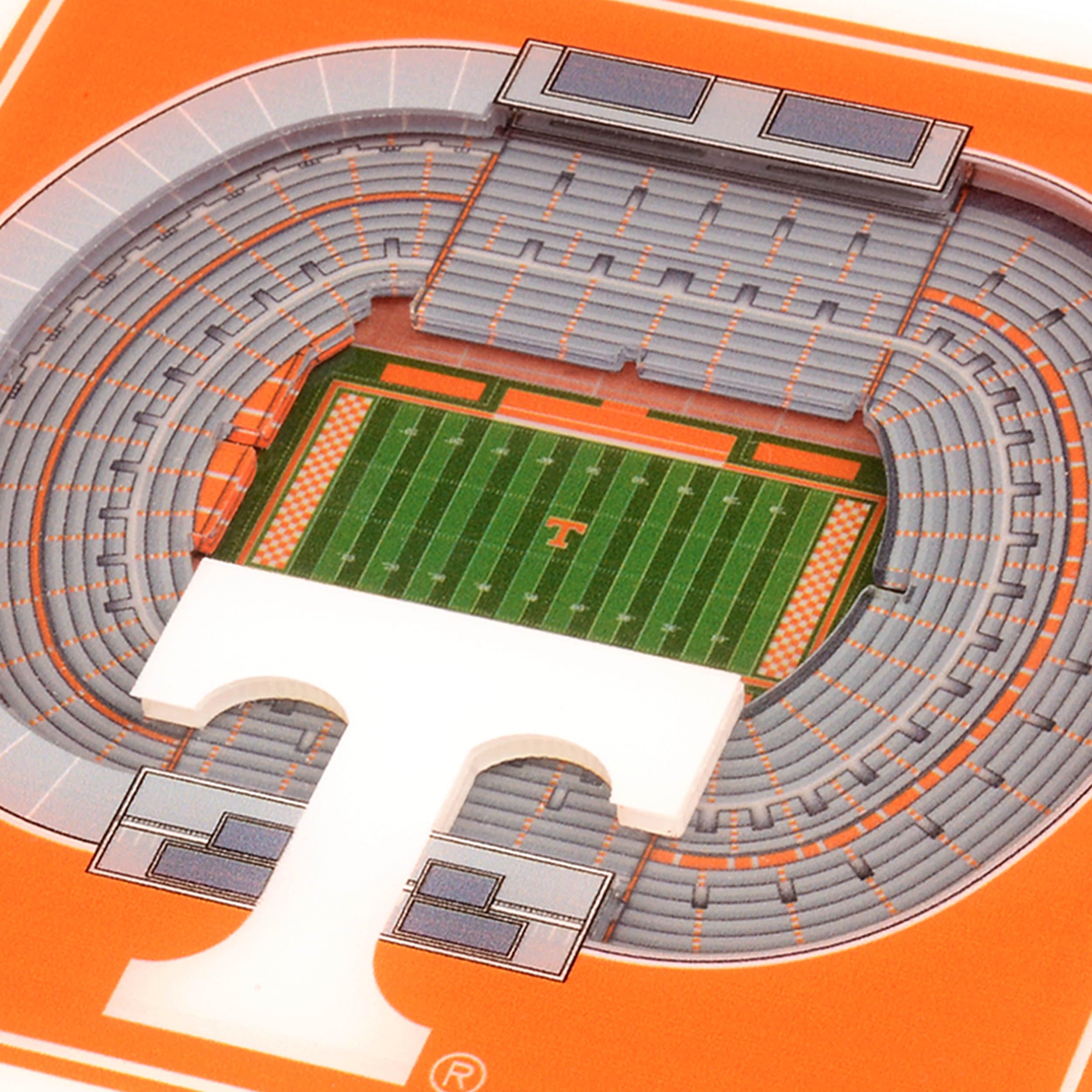 YouTheFan NCAA Tennessee Volunteers Licensed Fan Cribbage Wood Board Game - Sports Collectibles, Sports Memorabilia, Sports Fan Shop, Sports Gifts