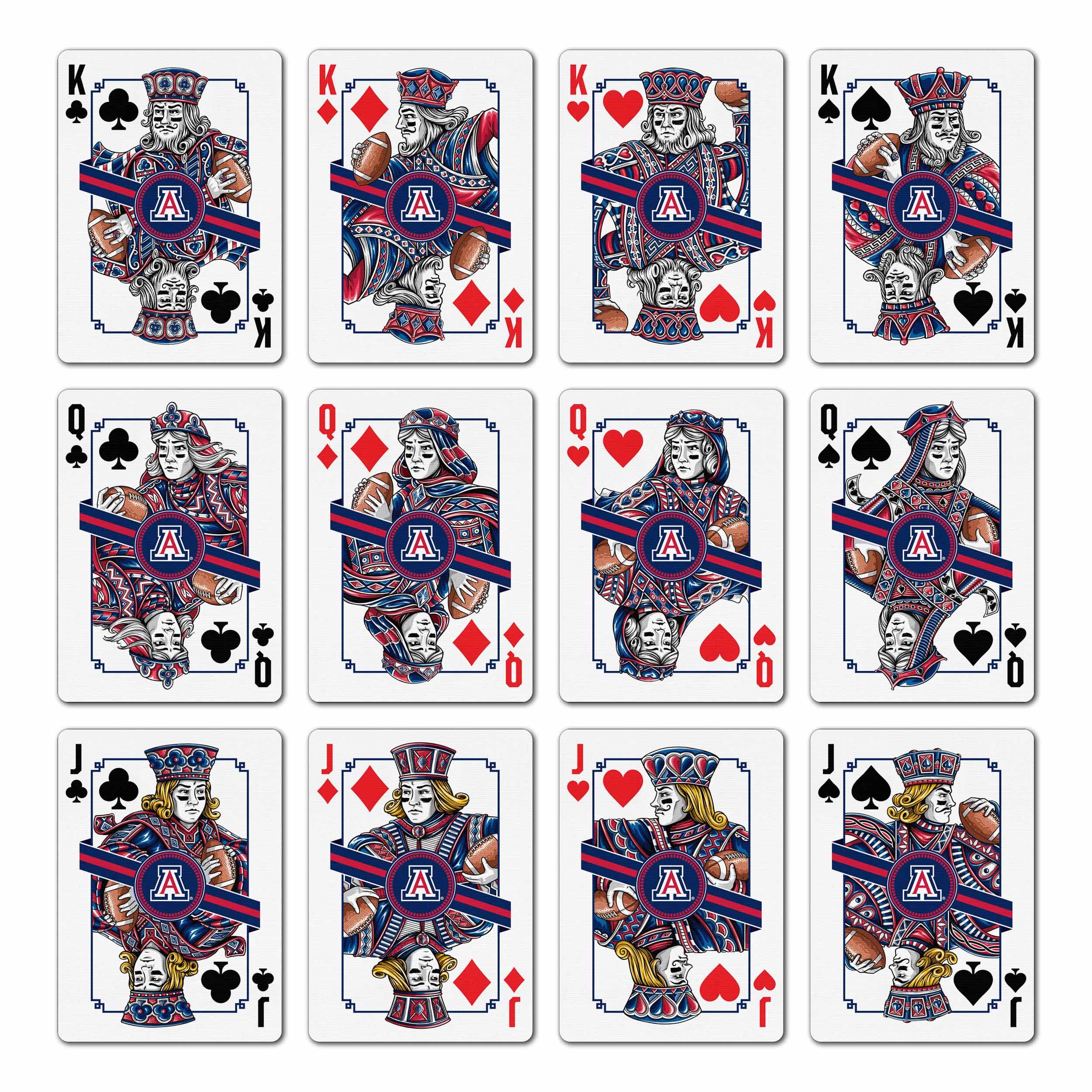 YouTheFan NCAA Arizona Wildcats Classic Series Playing Cards - Sports Collectibles, Sports Memorabilia, Sports Fan Shop, Sports Gifts