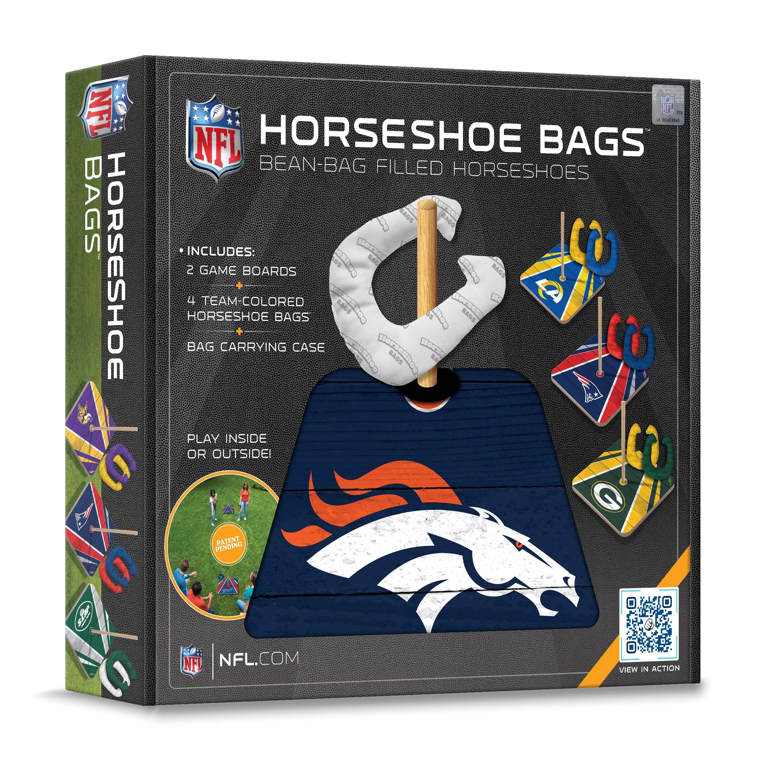 YouTheFan NFL Denver Broncos Horseshoe Bags Game - Sports Collectibles, Sports Memorabilia, Sports Fan Shop, Sports Gifts