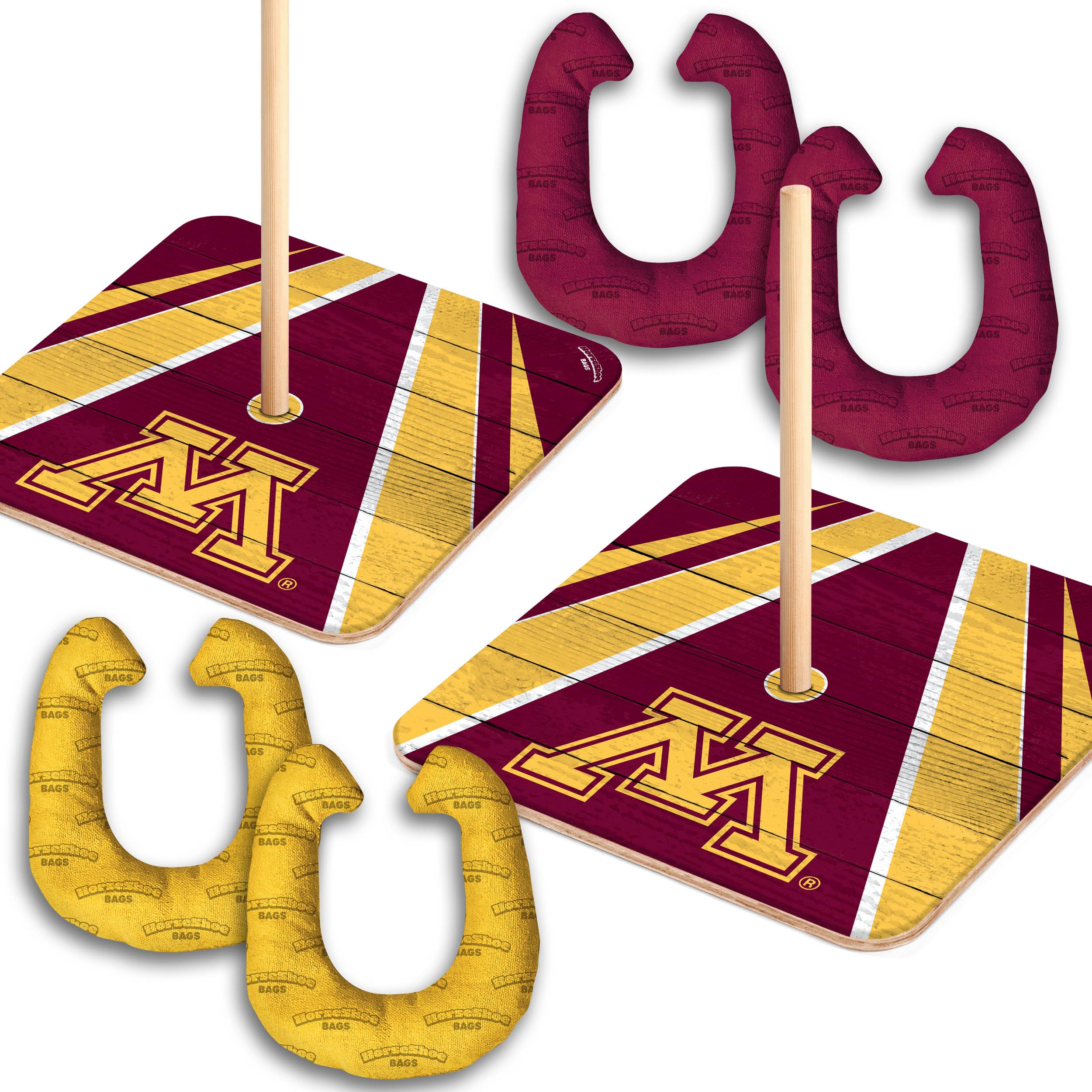 YouTheFan NCAA Minnesota Golden Gophers Horseshoe Bags - Sports Collectibles, Sports Memorabilia, Sports Fan Shop, Sports Gifts