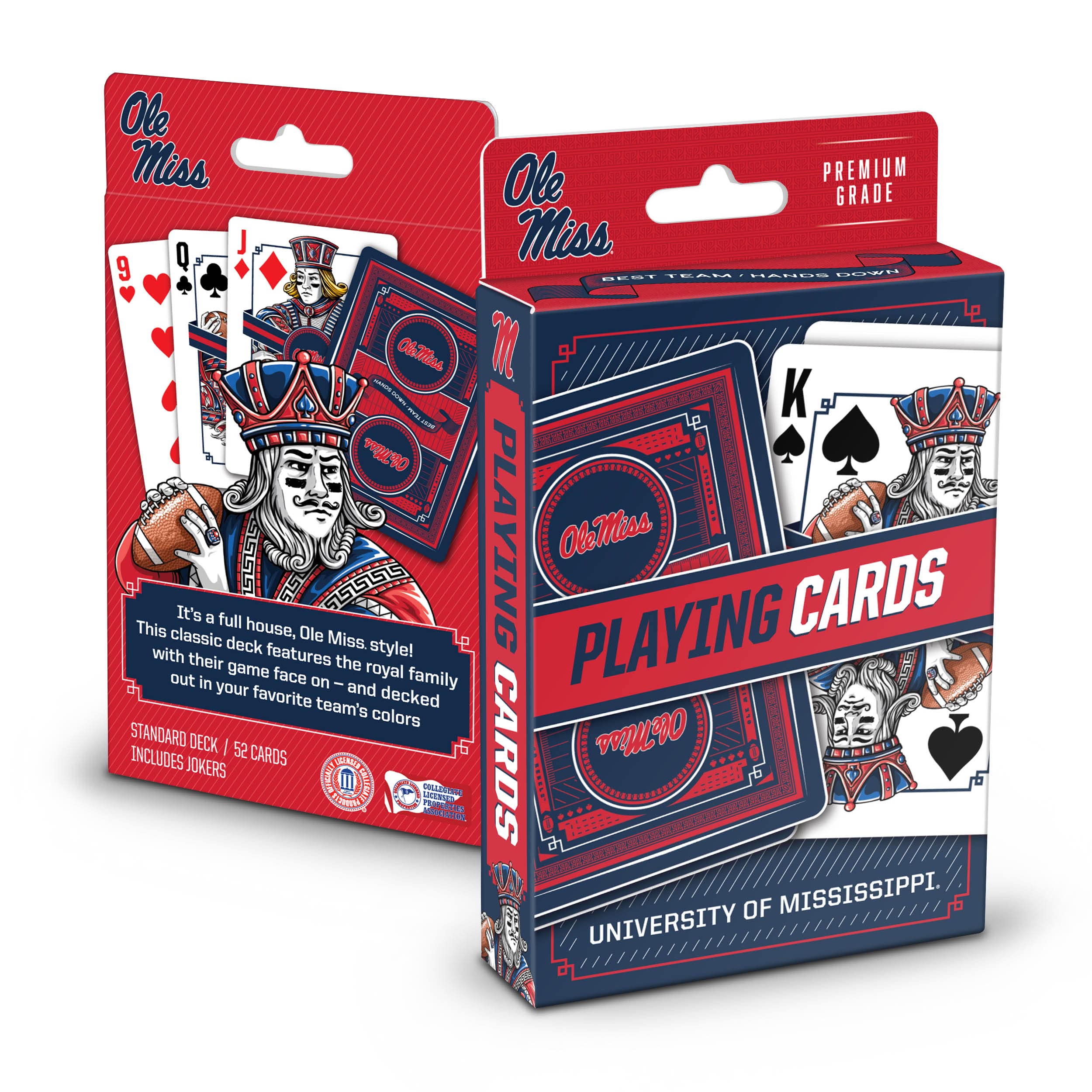 YouTheFan NCAA Mississippi Rebels Classic Series Playing Cards - Sports Collectibles, Sports Memorabilia, Sports Fan Shop, Sports Gifts