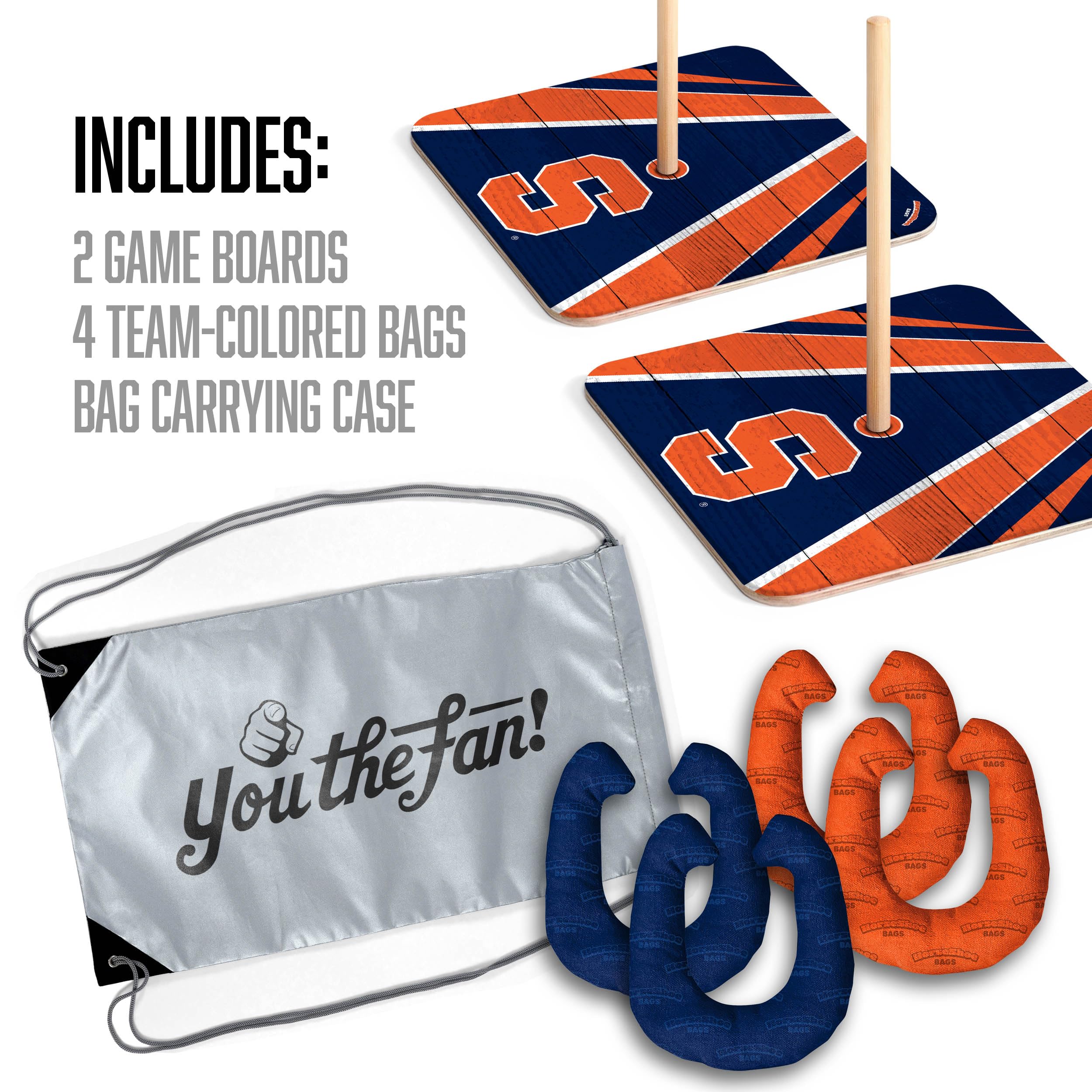 YouTheFan NCAA Syracuse Orange Horseshoe Bags - Sports Collectibles, Sports Memorabilia, Sports Fan Shop, Sports Gifts