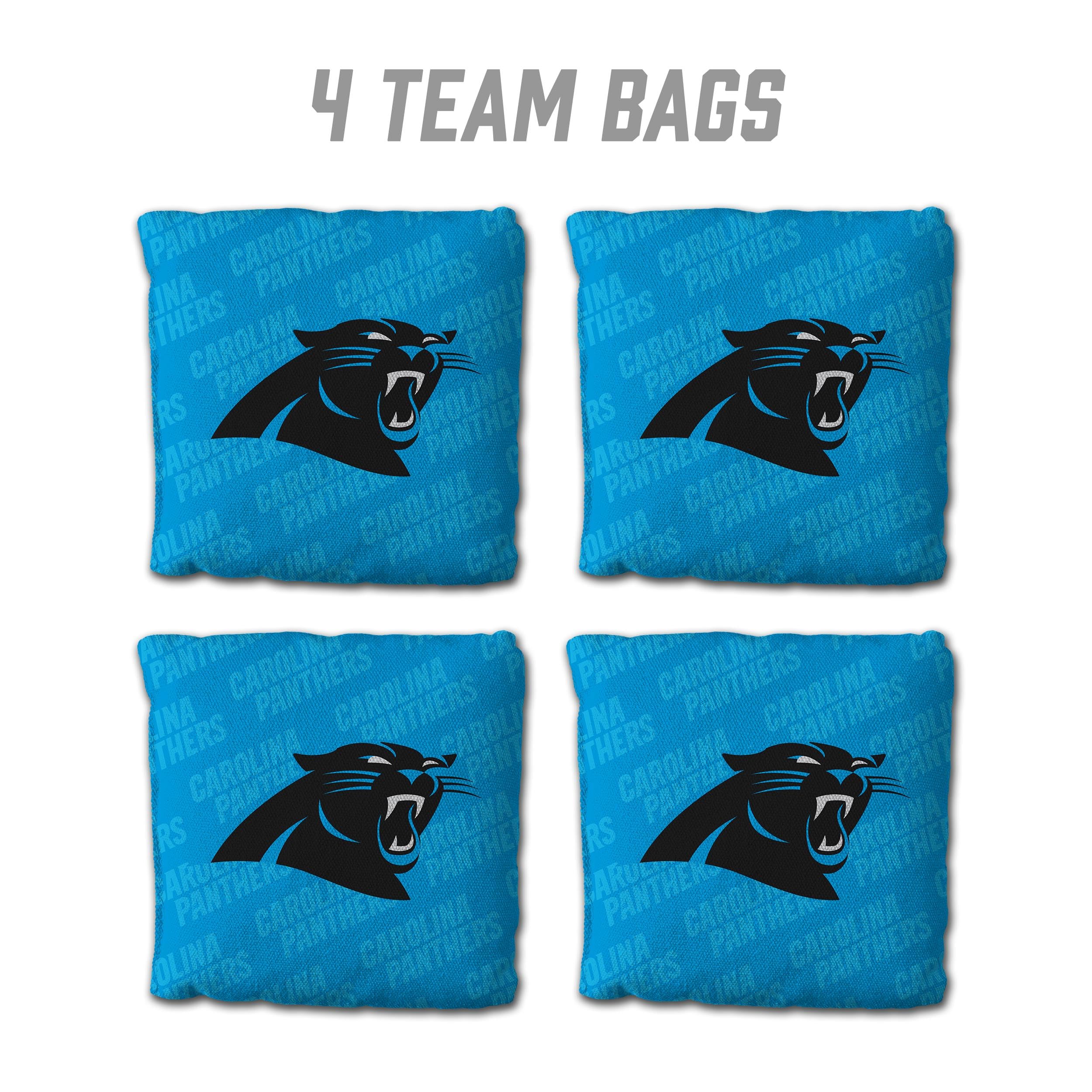YouTheFan NFL Carolina Panthers Cornhole Bags - 4PK - Blue - Sports Collectibles, Sports Memorabilia, Sports Fan Shop, Sports Gifts