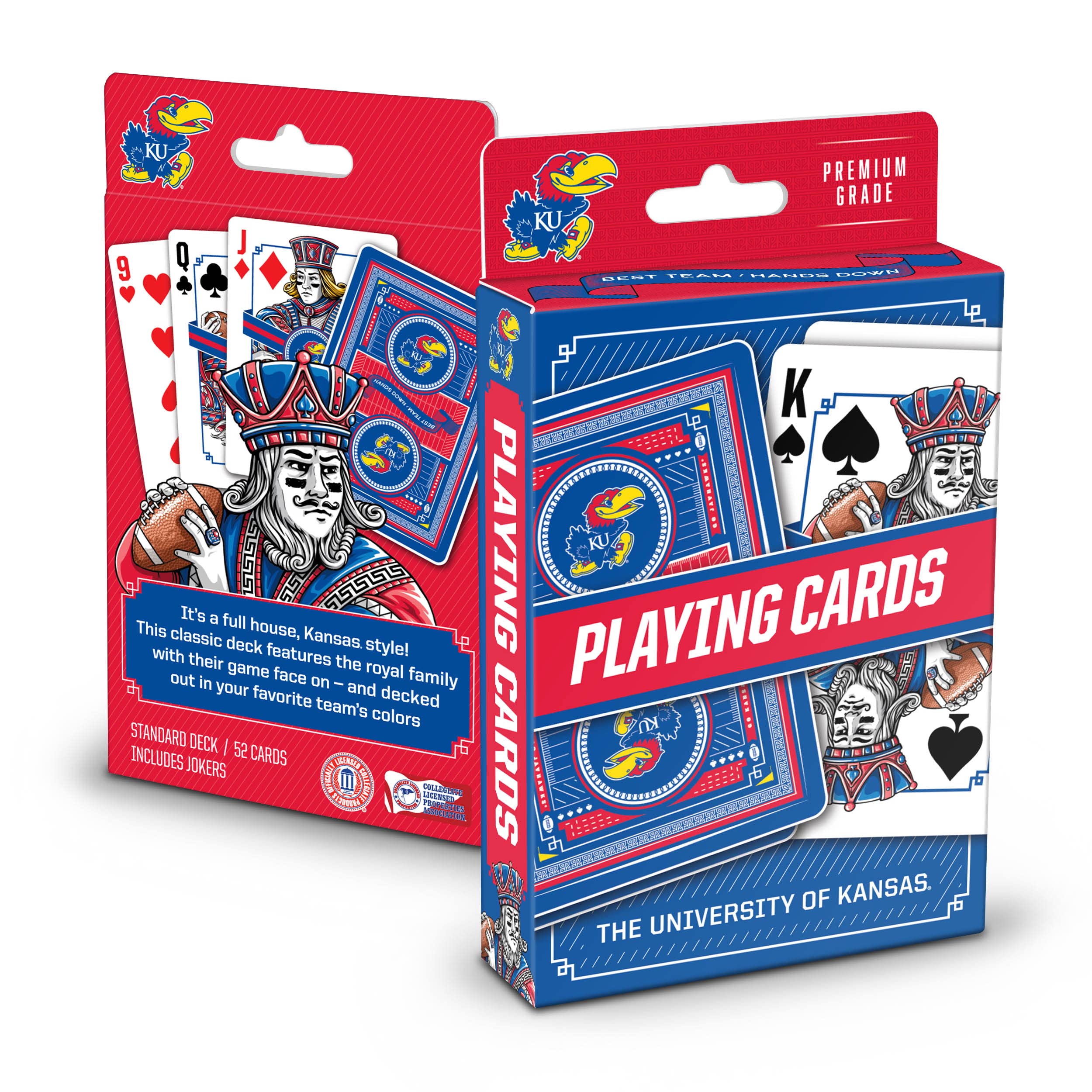 YouTheFan NCAA Kansas Jayhawks Classic Series Playing Cards - Sports Collectibles, Sports Memorabilia, Sports Fan Shop, Sports Gifts