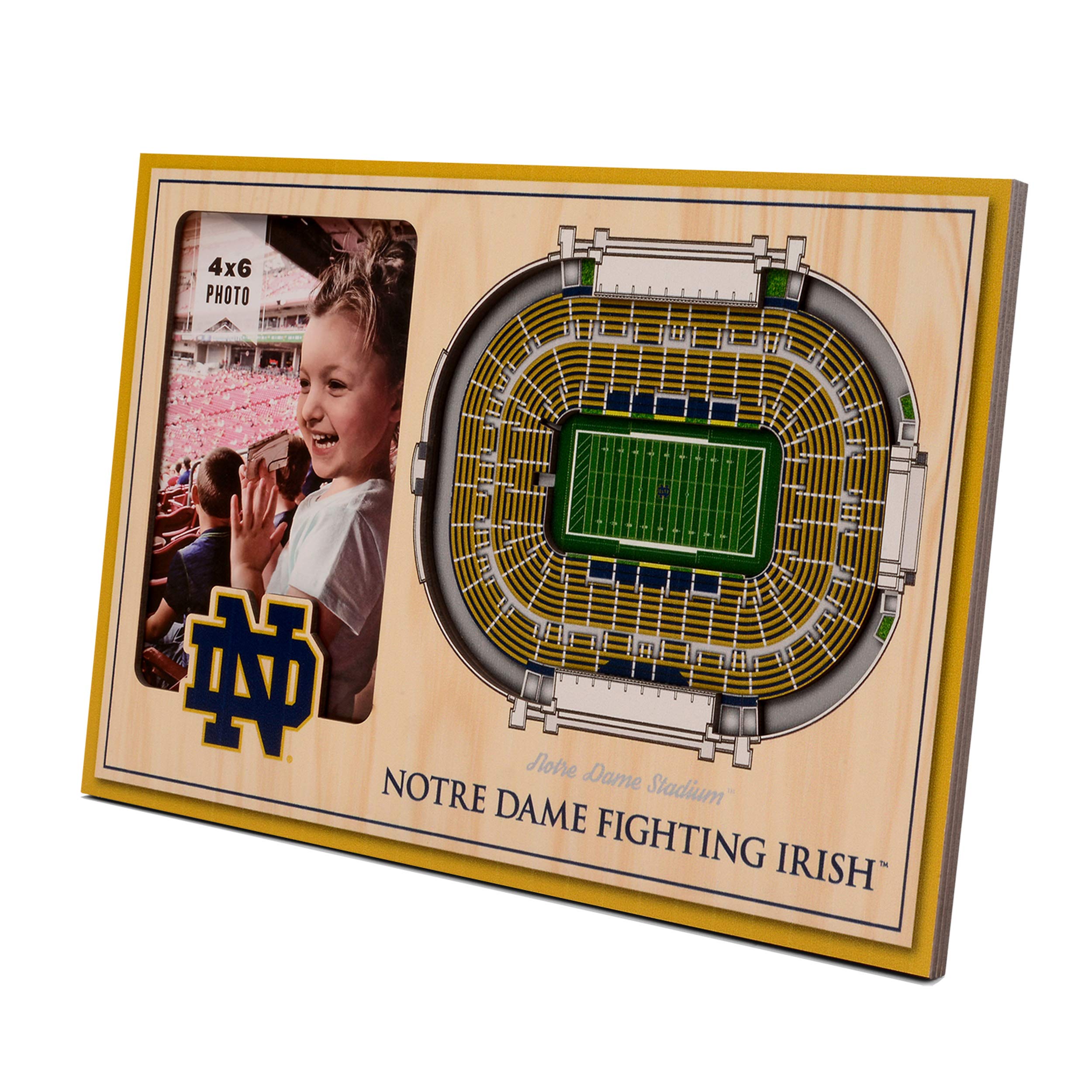 NCAA Notre Dame Fighting Irish 3D StadiumViews Picture Frame - Sports Collectibles, Sports Memorabilia, Sports Fan Shop, Sports Gifts