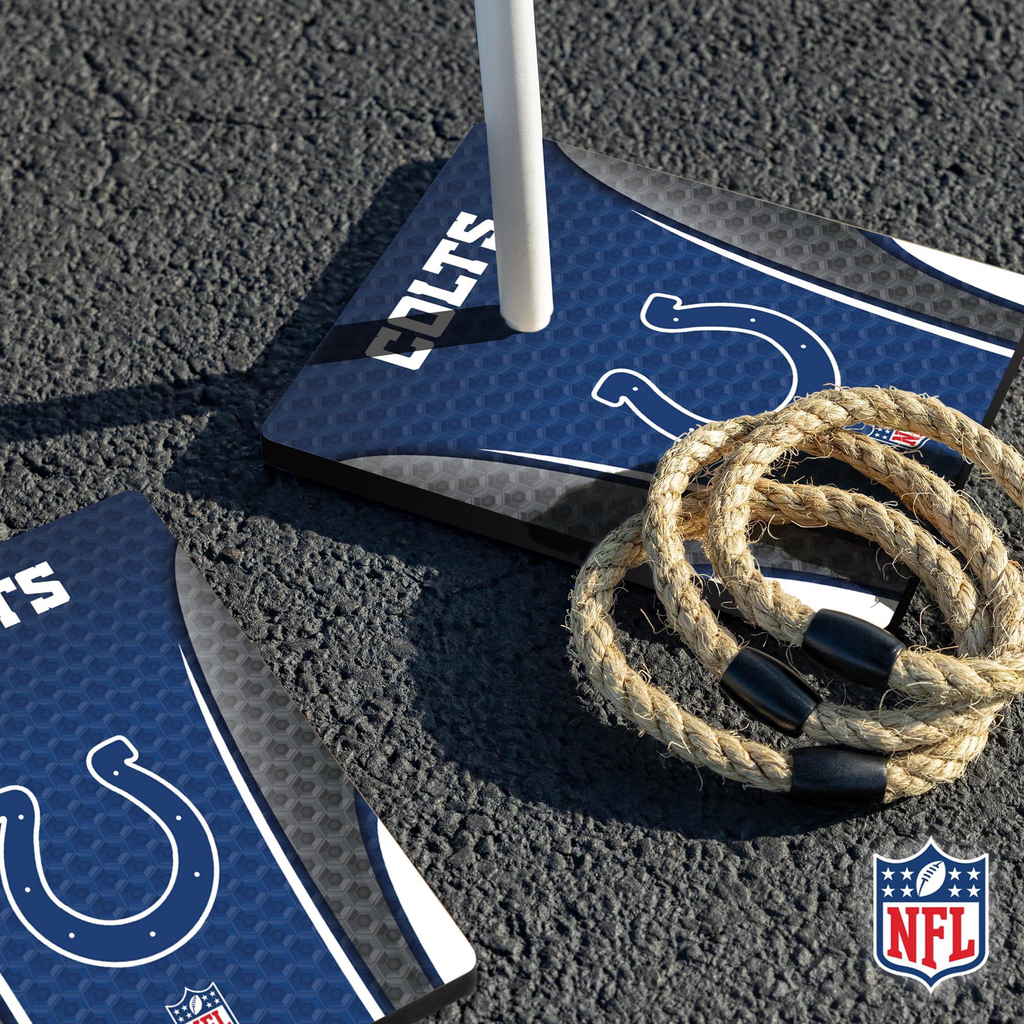 Wild Sports NFL Quoits Set with Direct Print HD Team Graphics – Tailgate Ring Toss Game – Great Gift for Any Football Fan! Ring Toss Family Outdoor Games for The Beach, BBQ, or Tailgate Party - Sports Collectibles, Sports Memorabilia, Sports Fan Shop, Sports Gifts