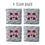 YouTheFan NCAA Mississippi State Bulldogs Cornhole Bags - 4PK - Grey - Sports Collectibles, Sports Memorabilia, Sports Fan Shop, Sports Gifts