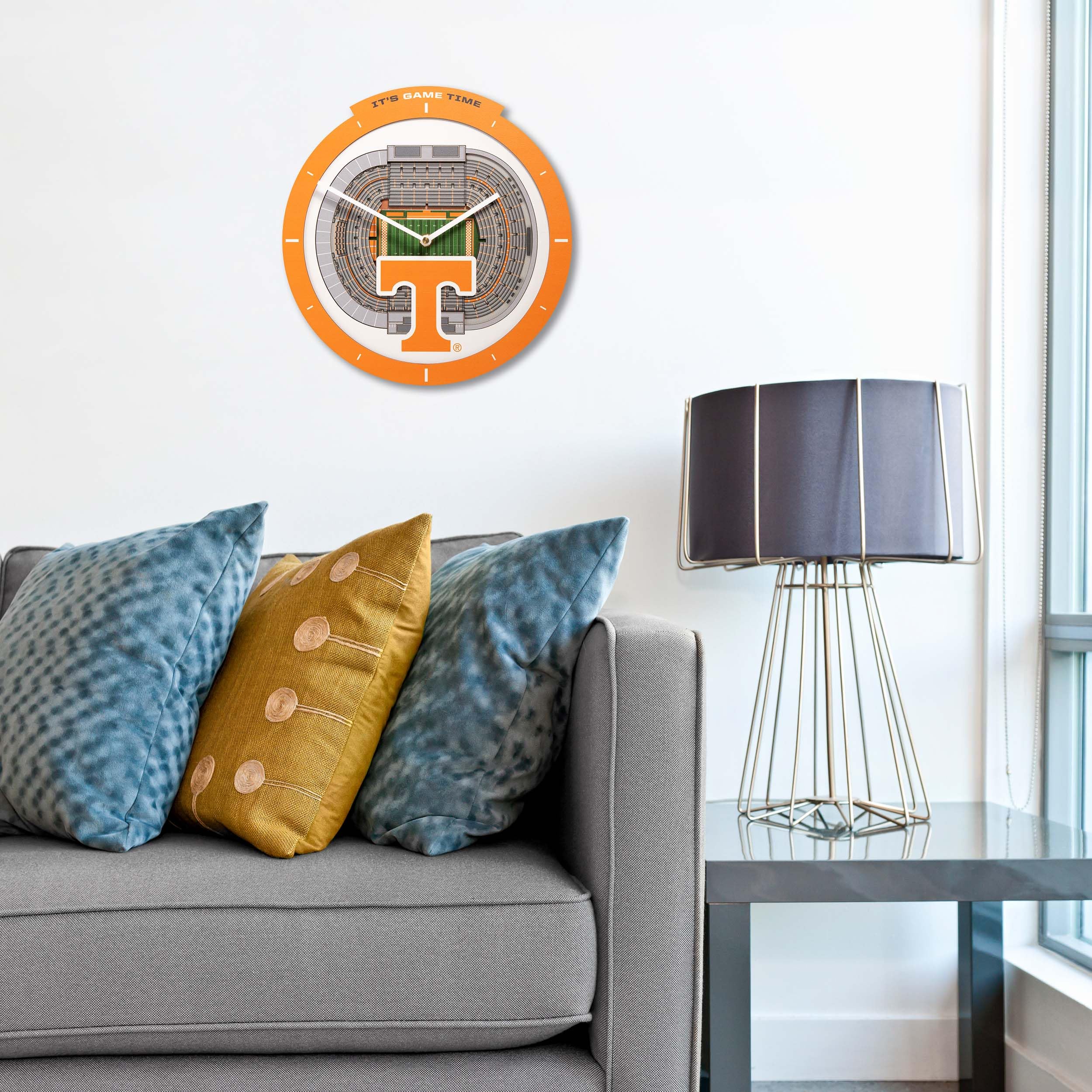 YouTheFan NCAA Tennessee Volunteers 3D StadiumView Clock - Sports Collectibles, Sports Memorabilia, Sports Fan Shop, Sports Gifts