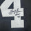 Framed Autographed/Signed George Gervin 35x39 San Antonio Black Basketball Jersey Beckett BAS COA