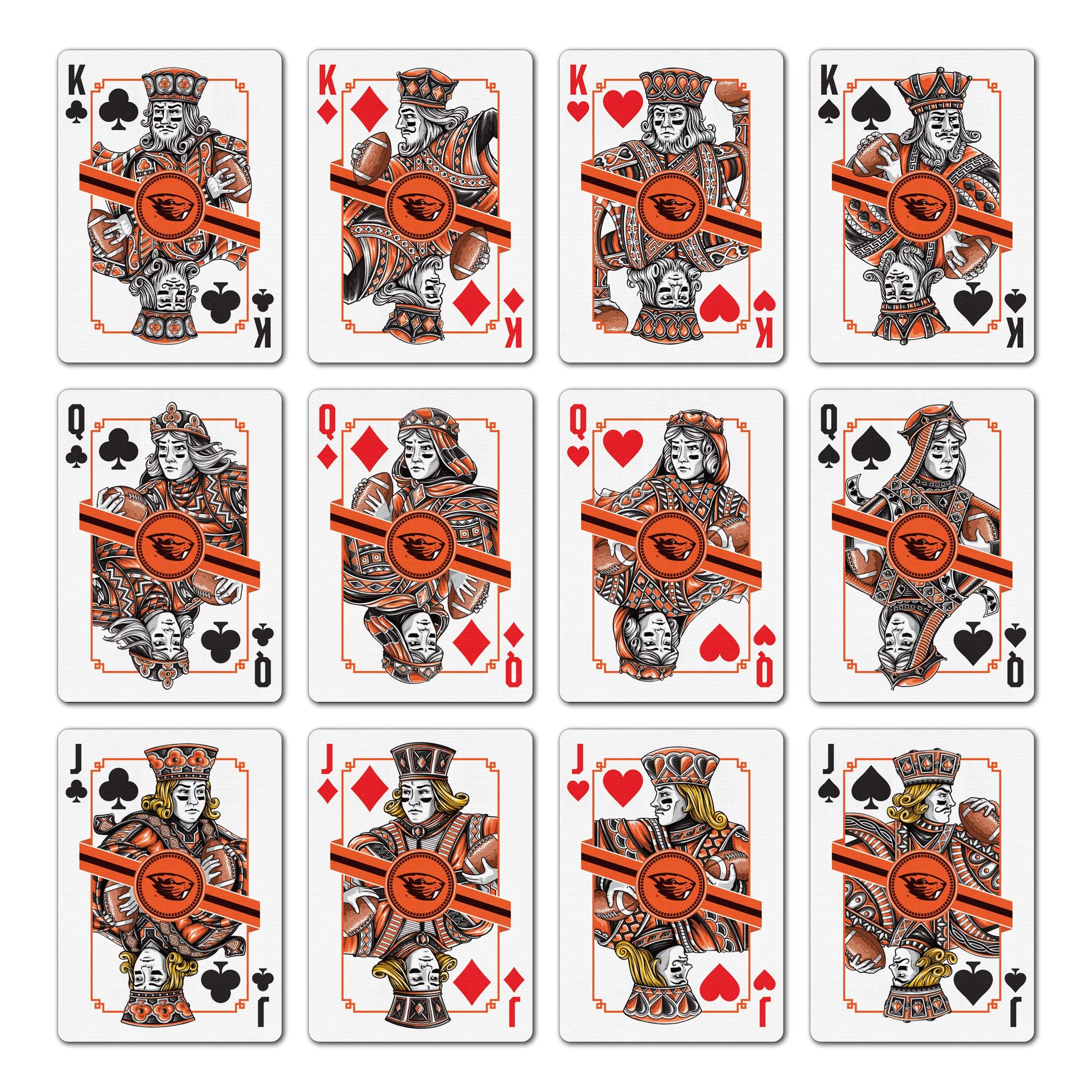 YouTheFan NCAA Oregon State Beavers Classic Series Playing Cards - Sports Collectibles, Sports Memorabilia, Sports Fan Shop, Sports Gifts