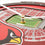 YouTheFan NFL Arizona Cardinals 3D StadiumView Clock - Sports Gifts, Sports Memorabilia, Sports Collectibles, Fan Shop