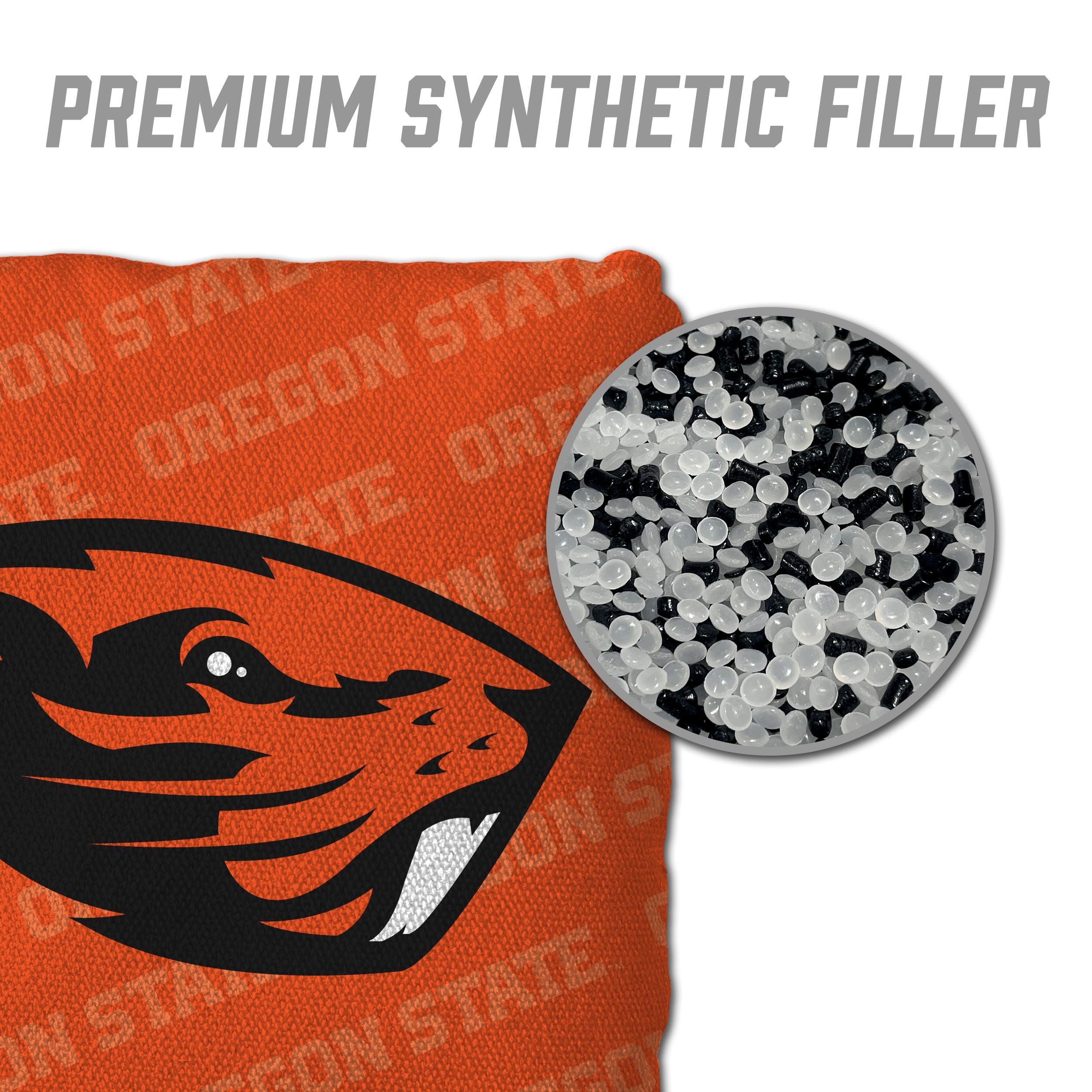 YouTheFan NCAA Oregon State Beavers Cornhole Bags - 4PK - Orange - Sports Collectibles, Sports Memorabilia, Sports Fan Shop, Sports Gifts