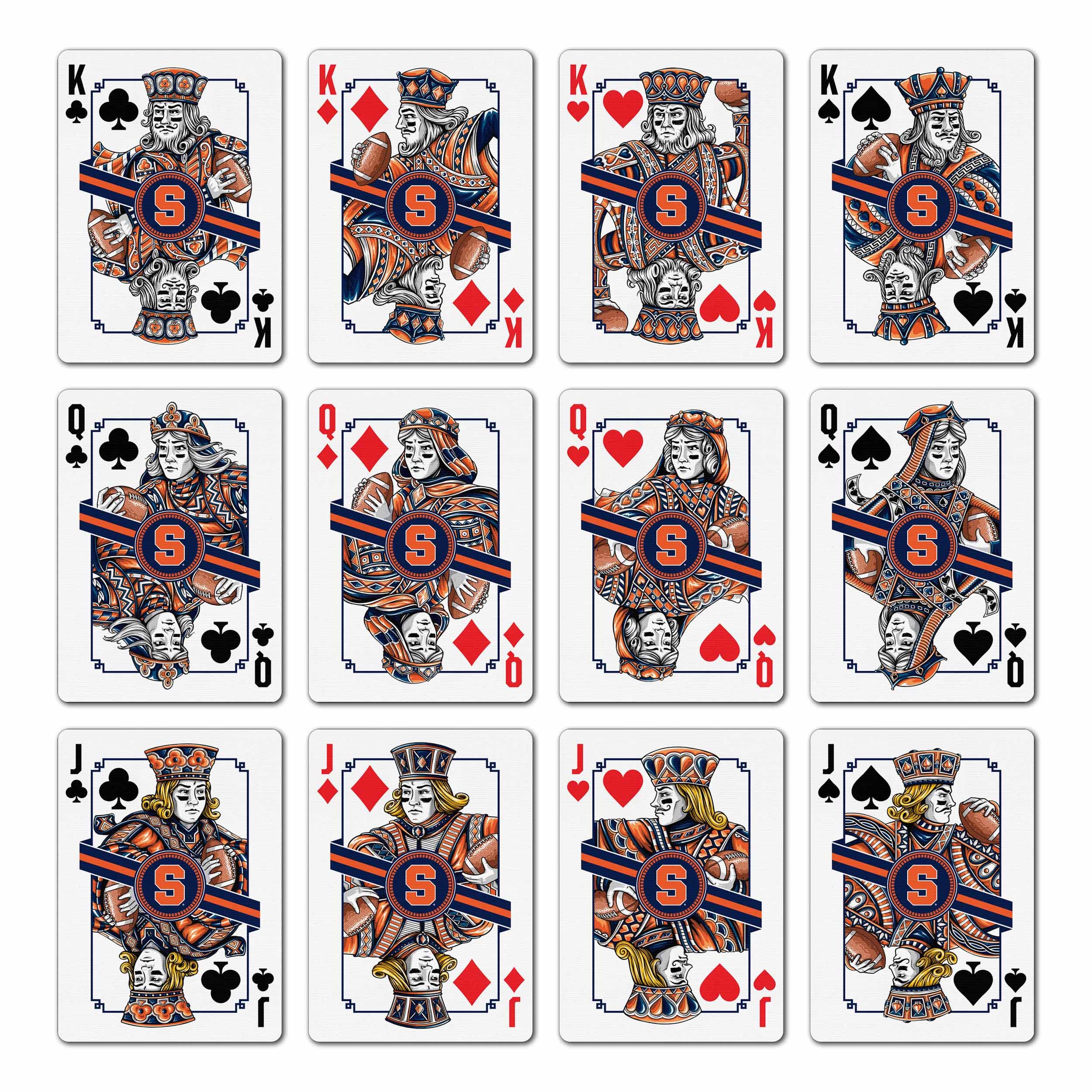 YouTheFan NCAA Syracuse Orange Classic Series Playing Cards - Sports Collectibles, Sports Memorabilia, Sports Fan Shop, Sports Gifts