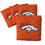 YouTheFan NFL Denver Broncos Cornhole Bags - 4PK - Orange - Sports Collectibles, Sports Memorabilia, Sports Fan Shop, Sports Gifts