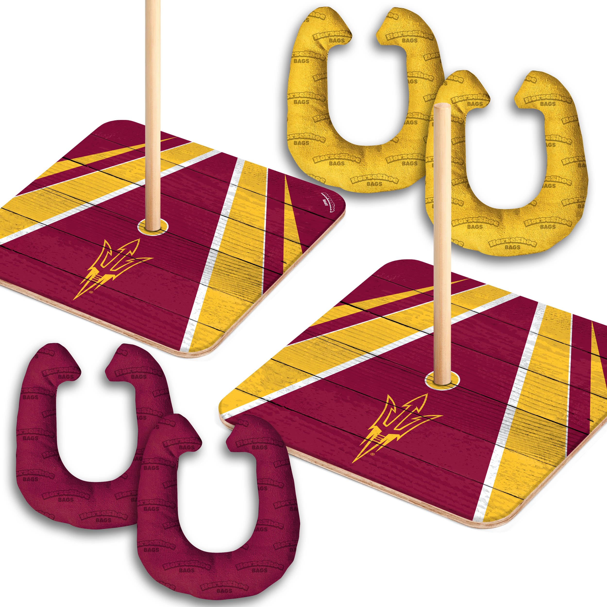YouTheFan NCAA Arizona State Sun Devils Horseshoe Bags - Sports Collectibles, Sports Memorabilia, Sports Fan Shop, Sports Gifts