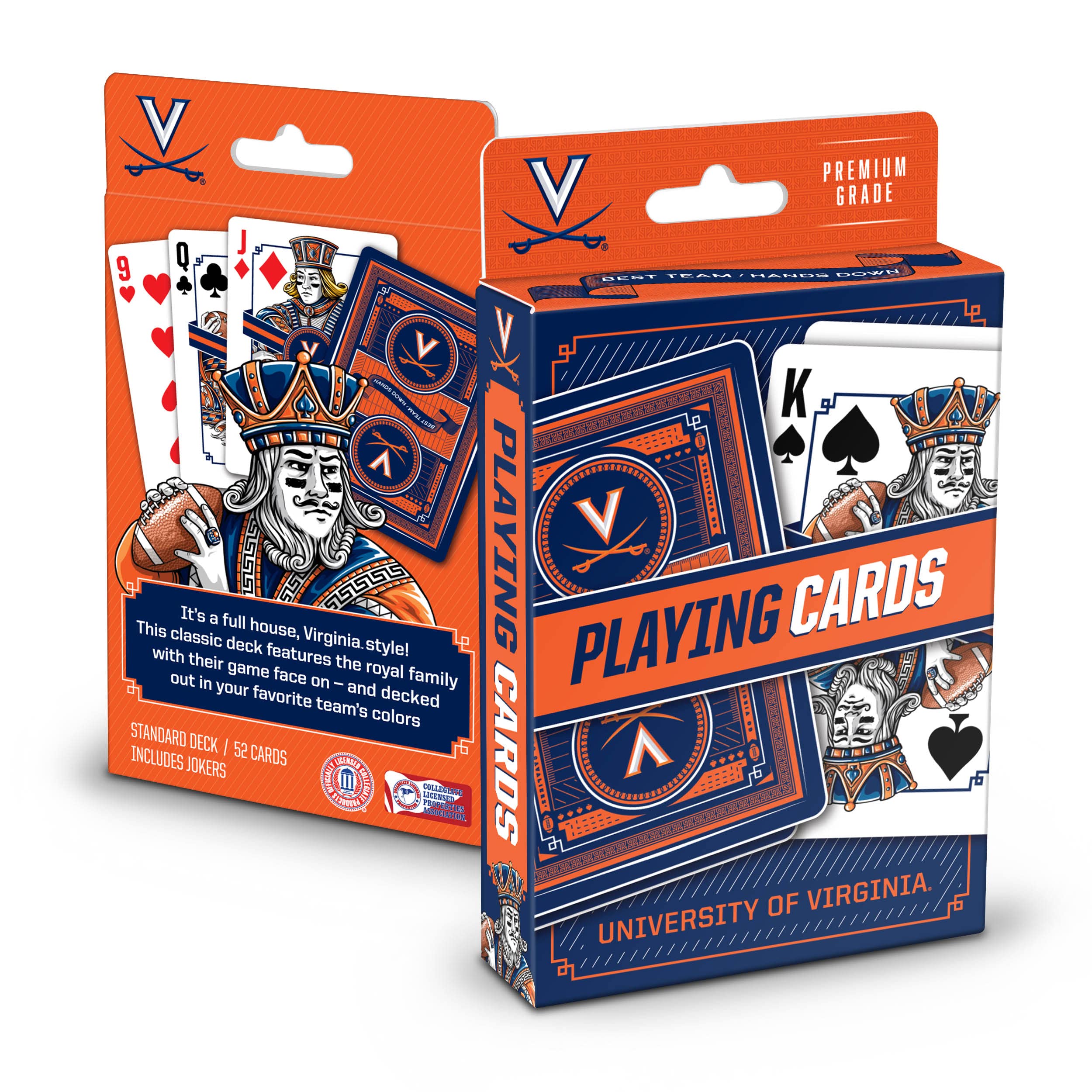YouTheFan NCAA Virginia Cavaliers Classic Series Playing Cards - Sports Collectibles, Sports Memorabilia, Sports Fan Shop, Sports Gifts