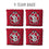 YouTheFan NCAA South Dakota Coyotes Cornhole Bags - 4PK - Red - Sports Collectibles, Sports Memorabilia, Sports Fan Shop, Sports Gifts
