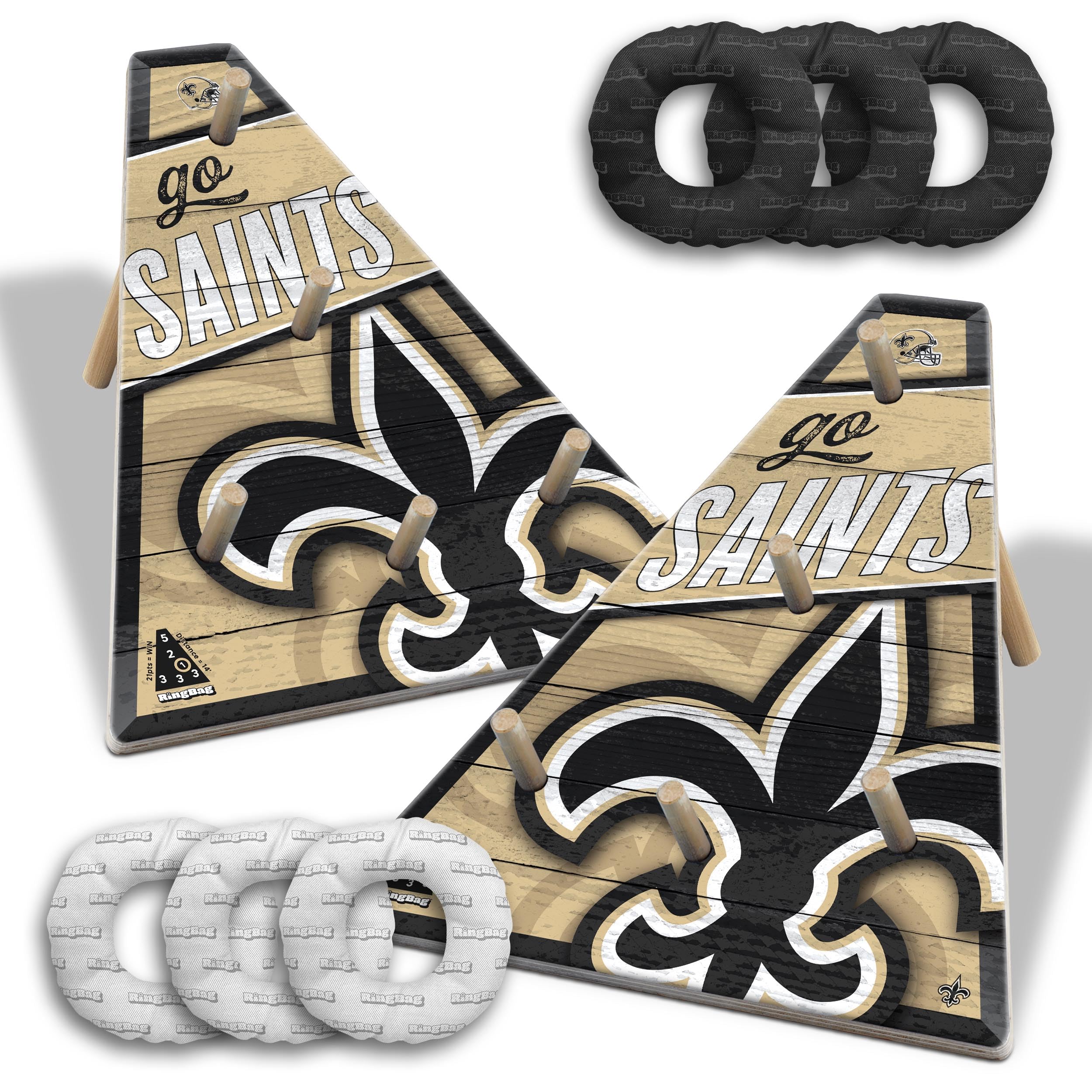 YouTheFan NFL New Orleans Saints RingBag - Sports Collectibles, Sports Memorabilia, Sports Fan Shop, Sports Gifts