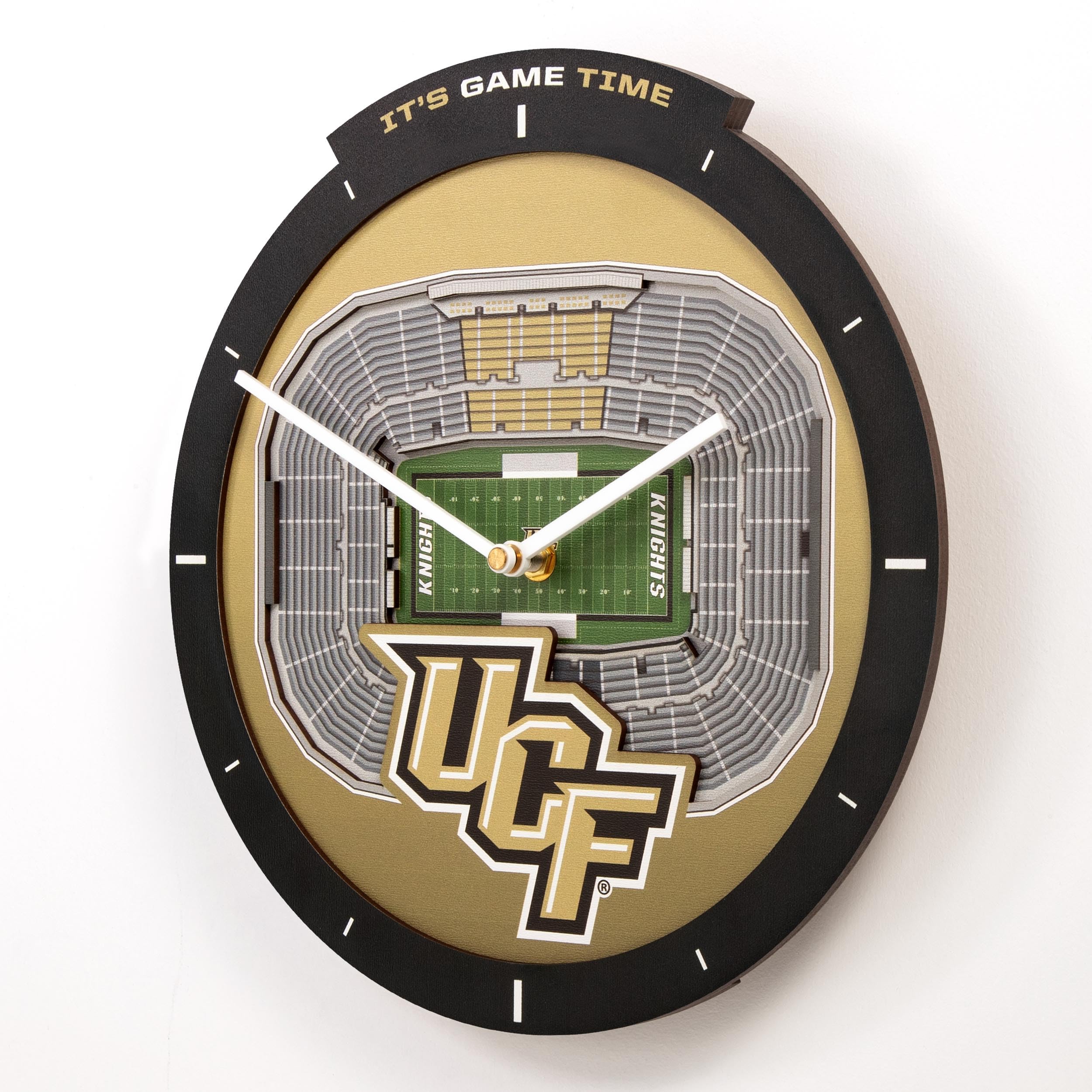 YouTheFan NCAA Central Florida Knights 3D StadiumView Clock - Sports Collectibles, Sports Memorabilia, Sports Fan Shop, Sports Gifts