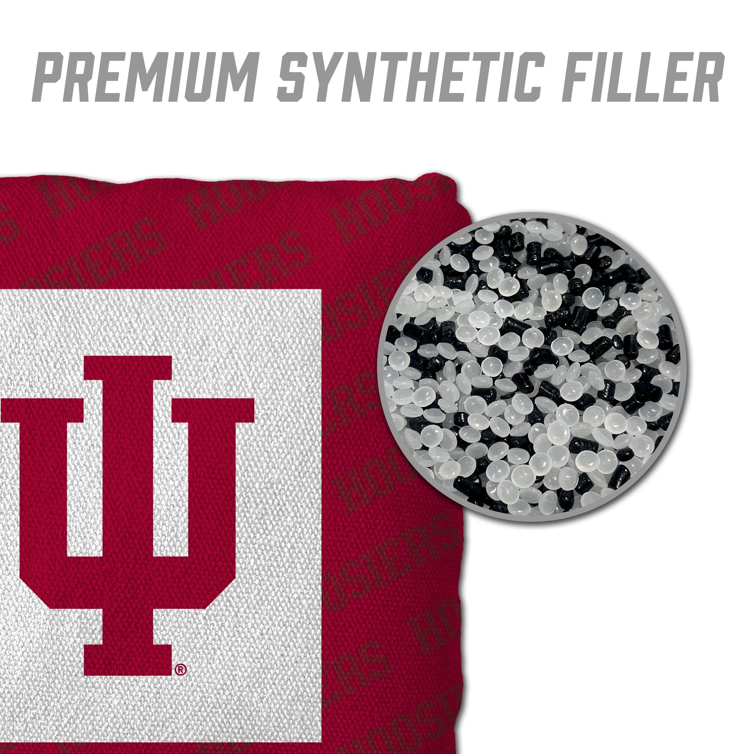 YouTheFan NCAA Indiana Hoosiers Cornhole Bags - 4PK - Red - Sports Collectibles, Sports Memorabilia, Sports Fan Shop, Sports Gifts